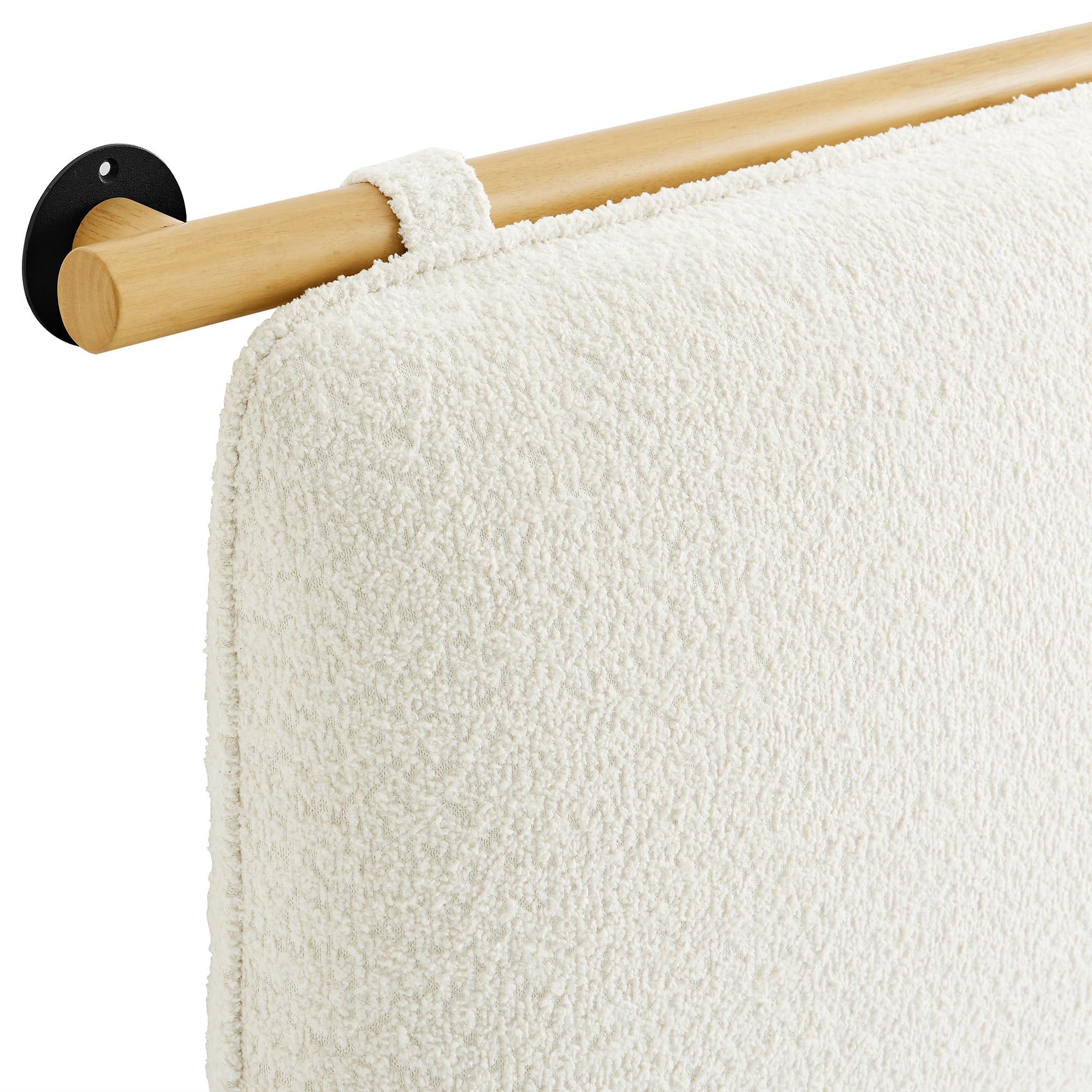 Modway Anela Wall-Mounted Chenille Upholstered Queen Headboard