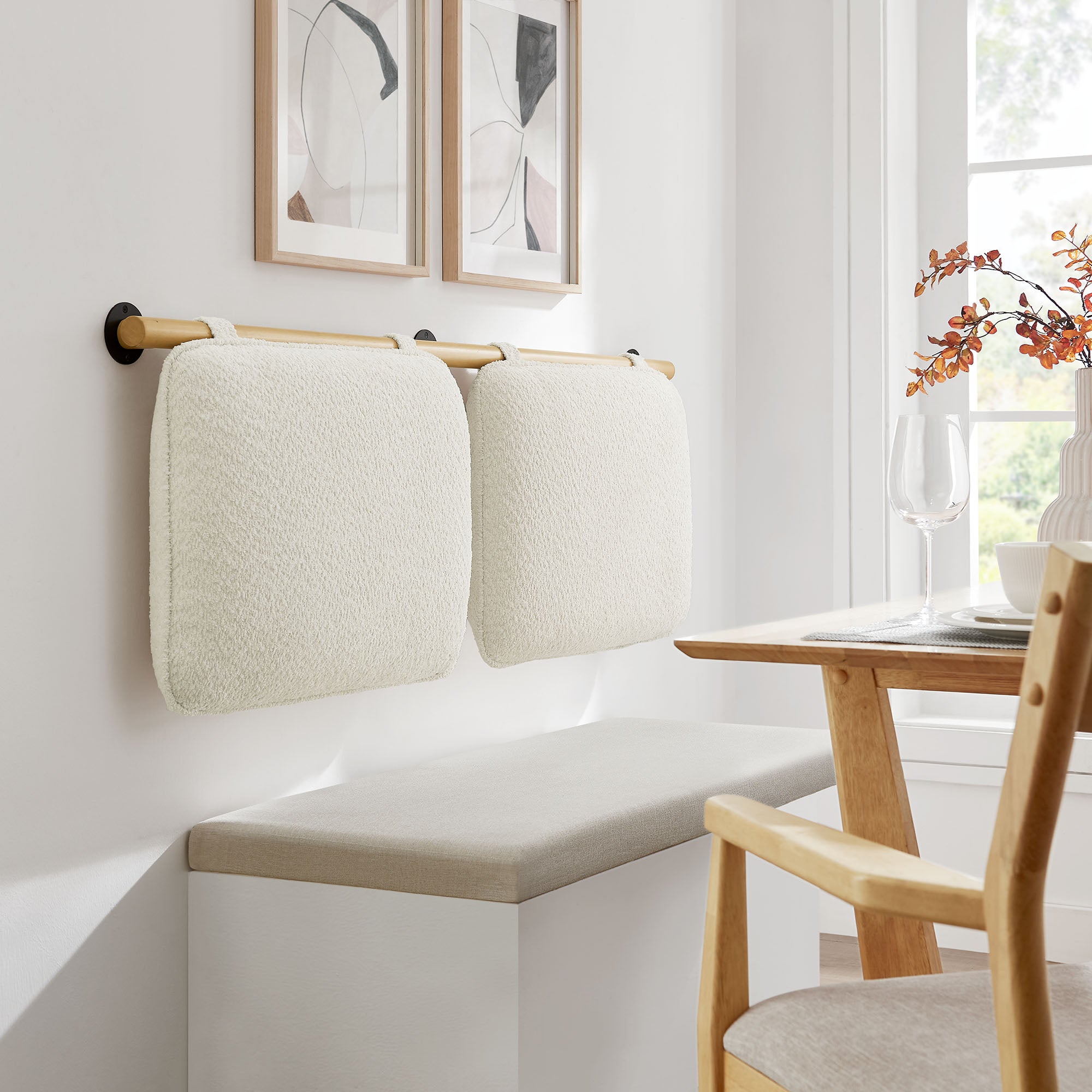 Modway Anela Wall-Mounted Chenille Upholstered Queen Headboard