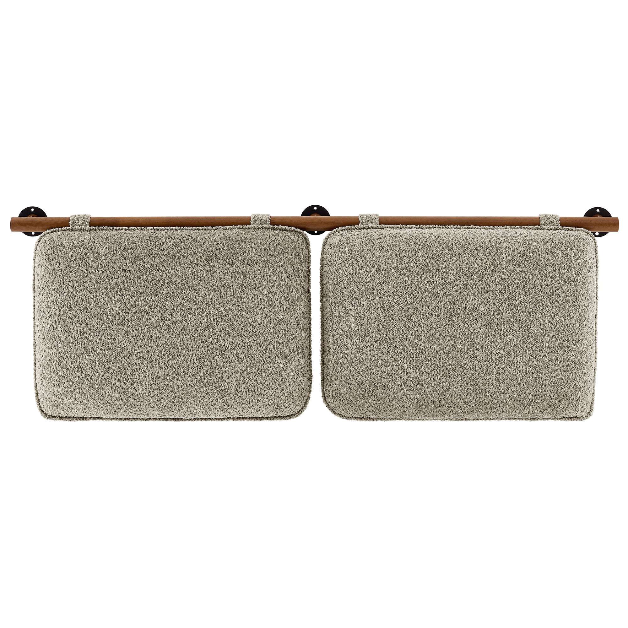 Modway Anela Wall-Mounted Chenille Upholstered Queen Headboard