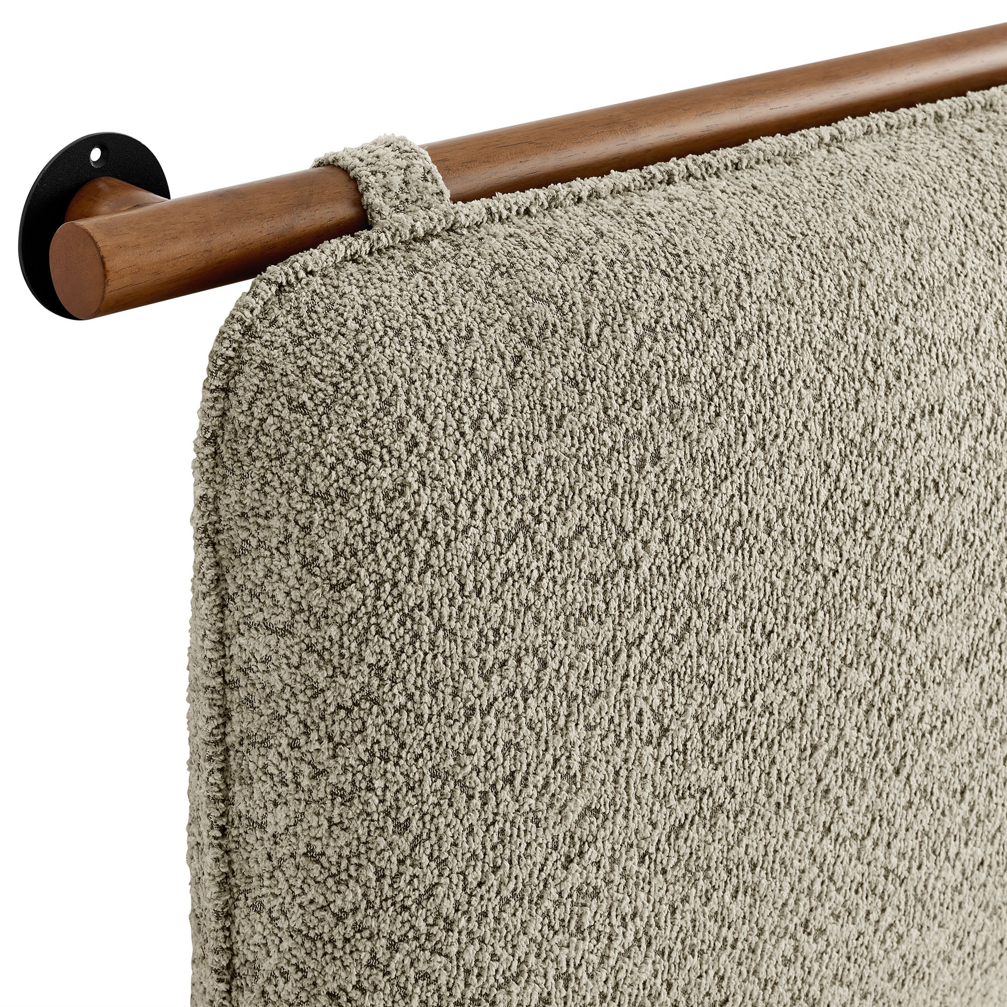 Modway Anela Wall-Mounted Chenille Upholstered Queen Headboard