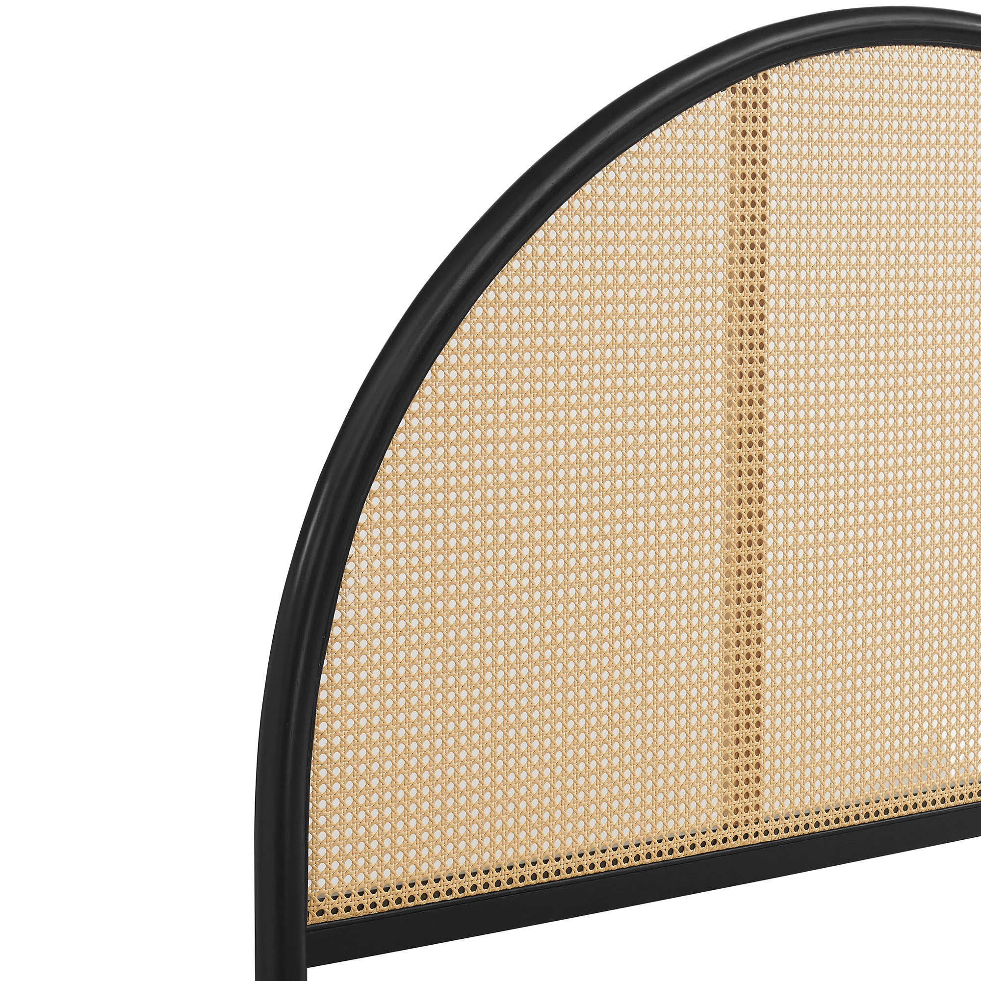 Modway Odette Queen Arched Rattan Cane Platform Bed