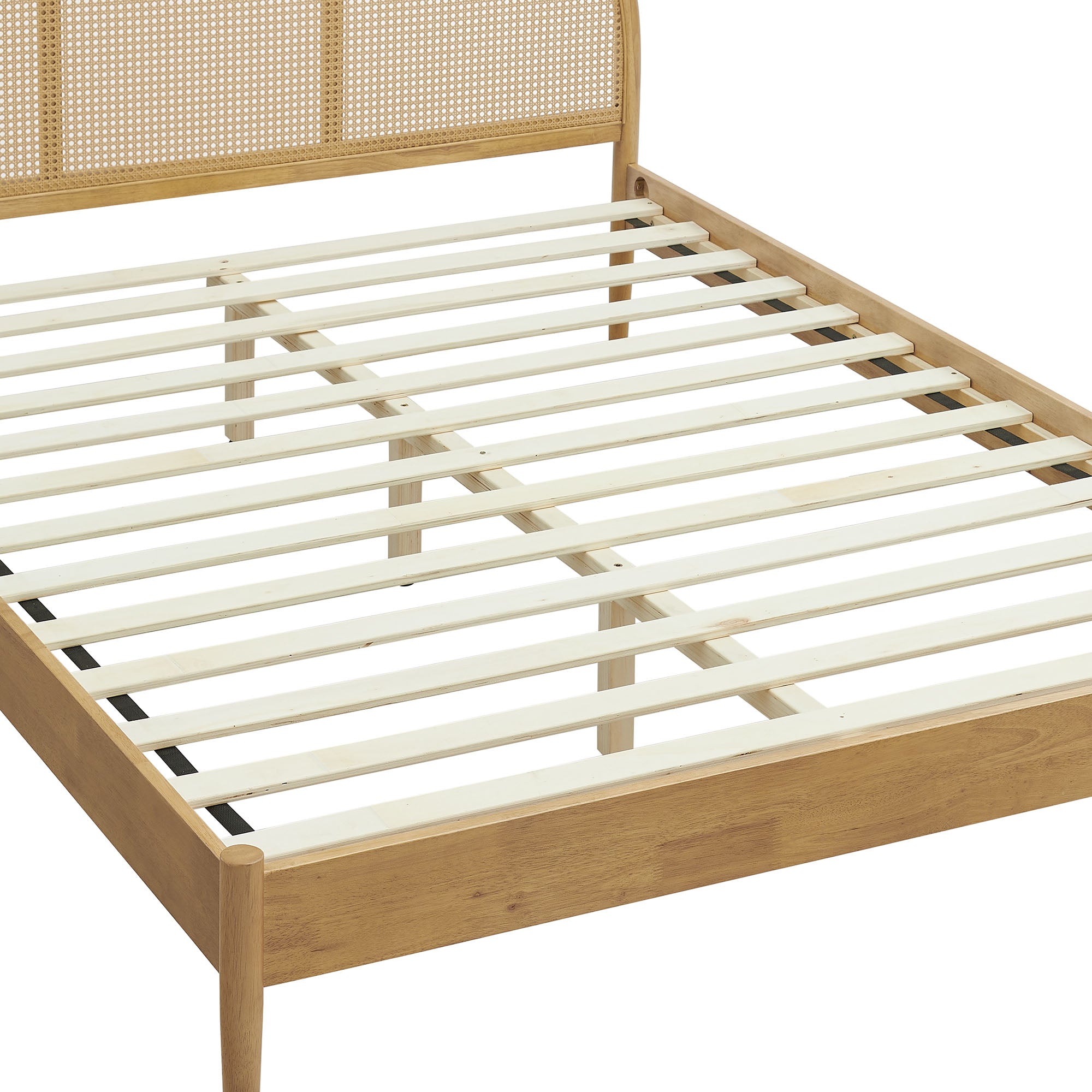 Modway Odette Queen Arched Rattan Cane Platform Bed