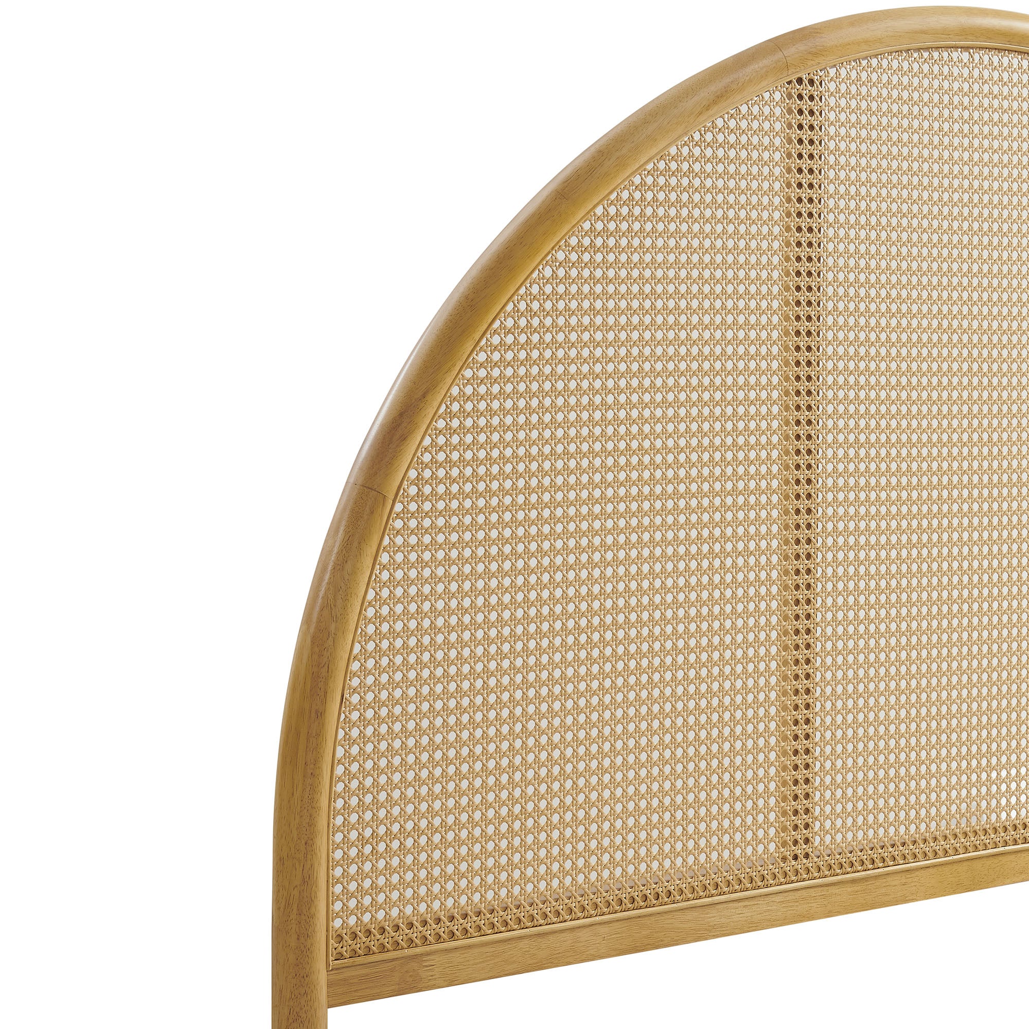 Modway Odette Queen Arched Rattan Cane Platform Bed