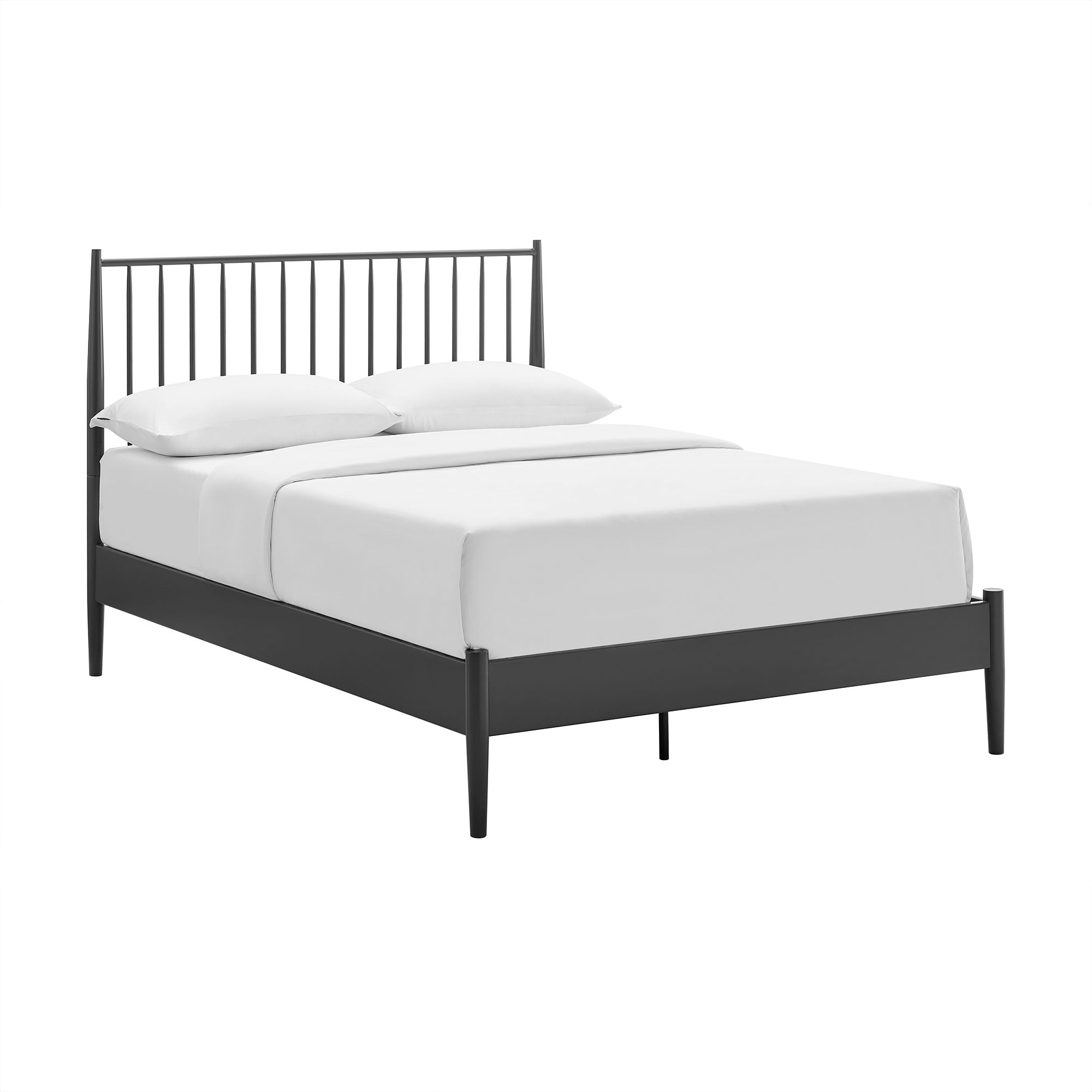 Adair Spindle Metal Full Platform Bed