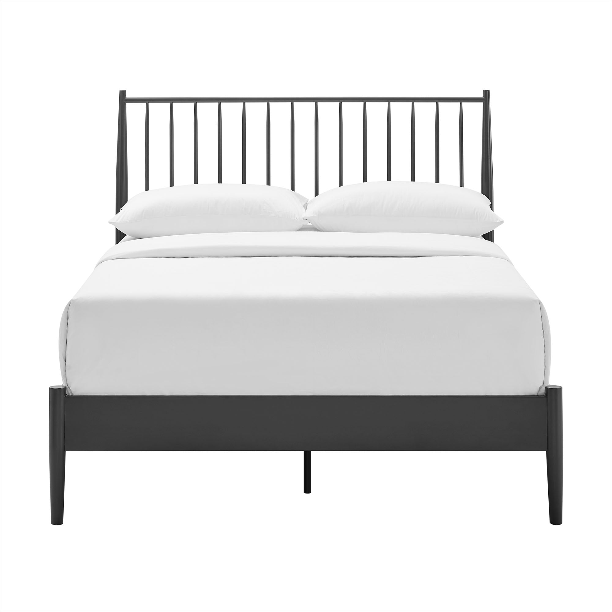 Adair Spindle Metal Full Platform Bed