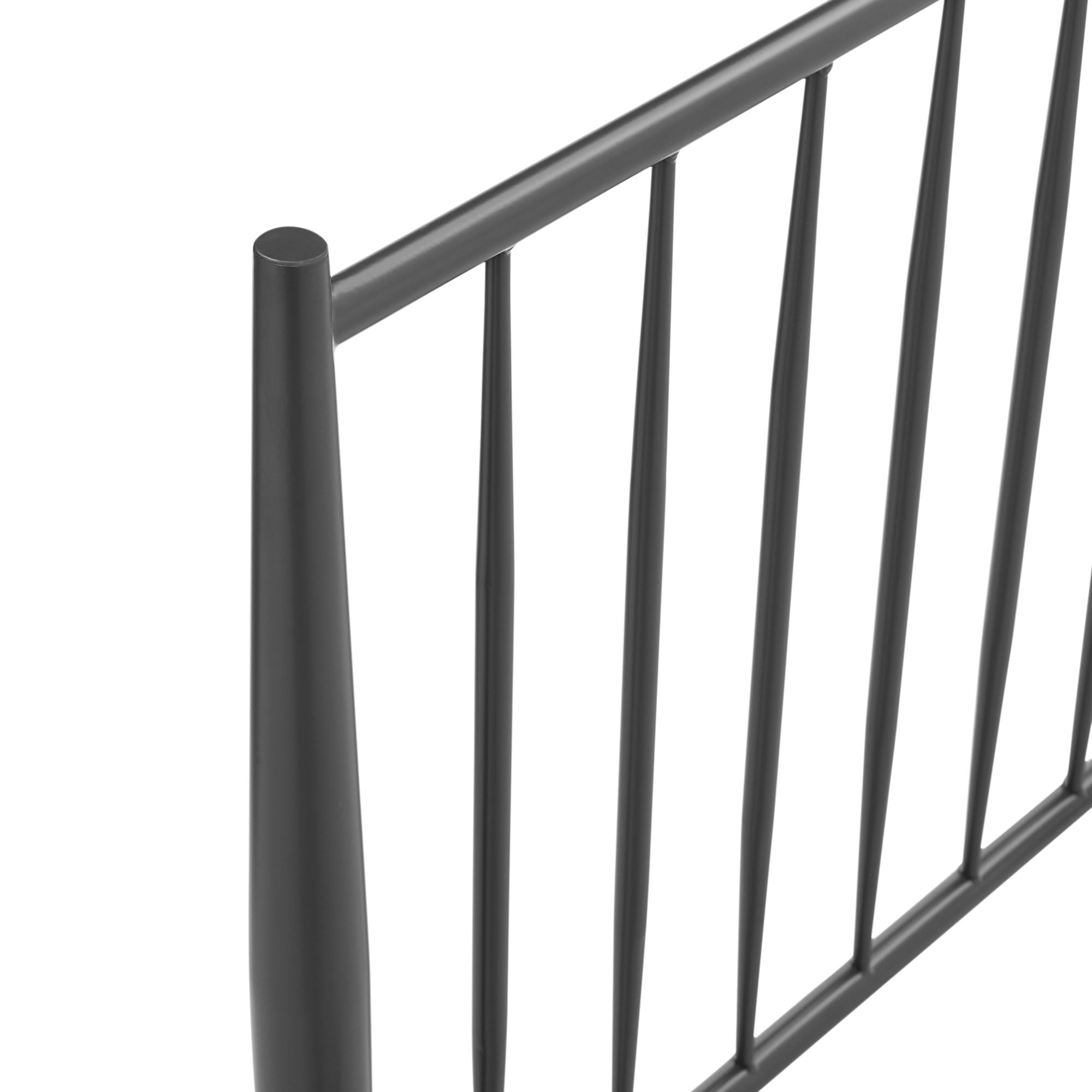 Adair Spindle Metal Full Platform Bed