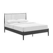 Adair Spindle Metal Queen Platform Bed
