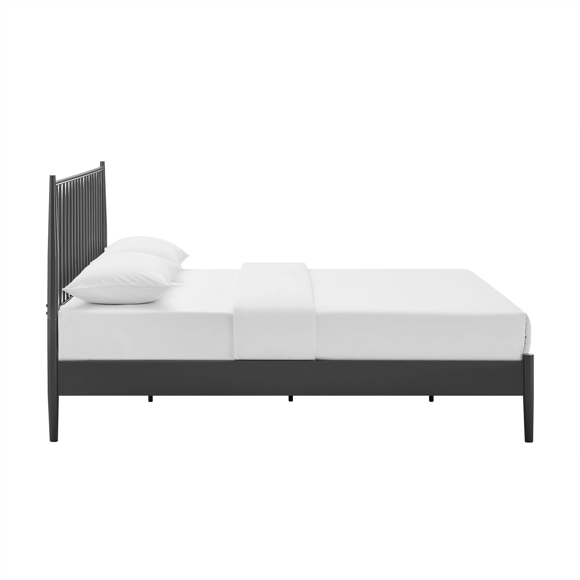 Adair Spindle Metal Queen Platform Bed