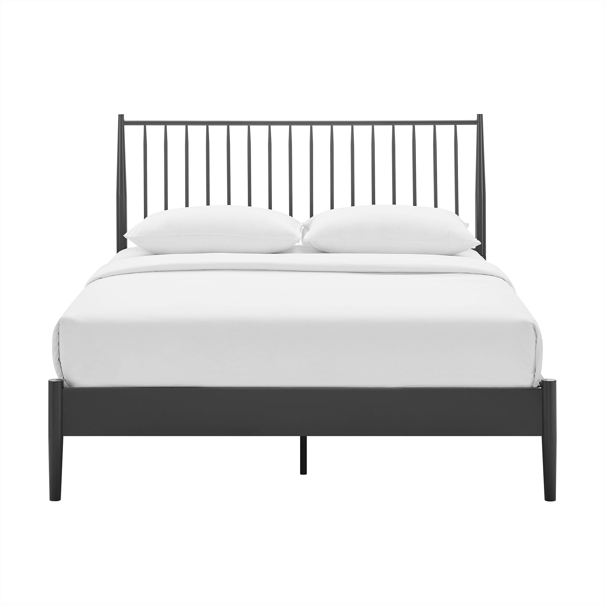 Adair Spindle Metal Queen Platform Bed