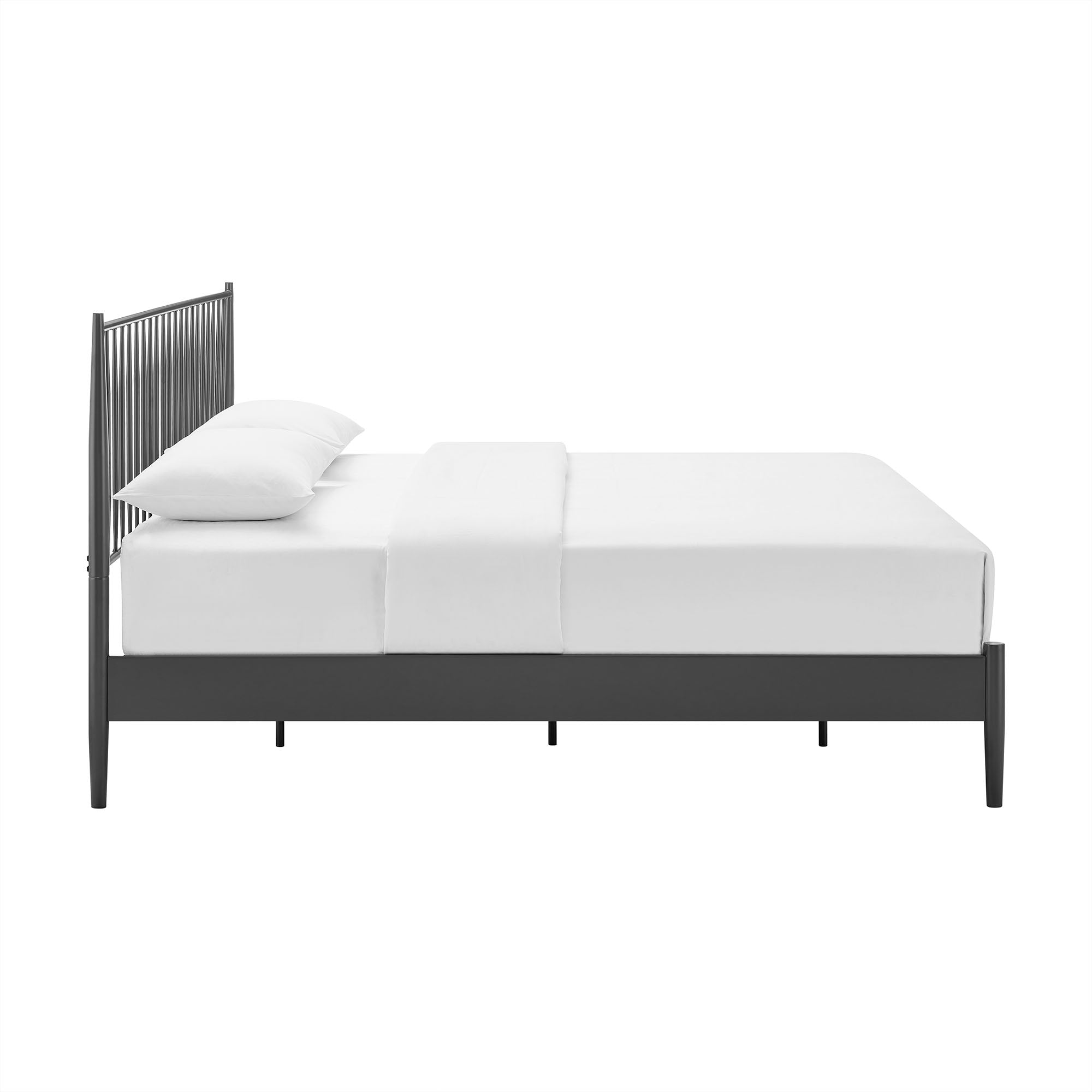 Adair Spindle Metal King Platform Bed
