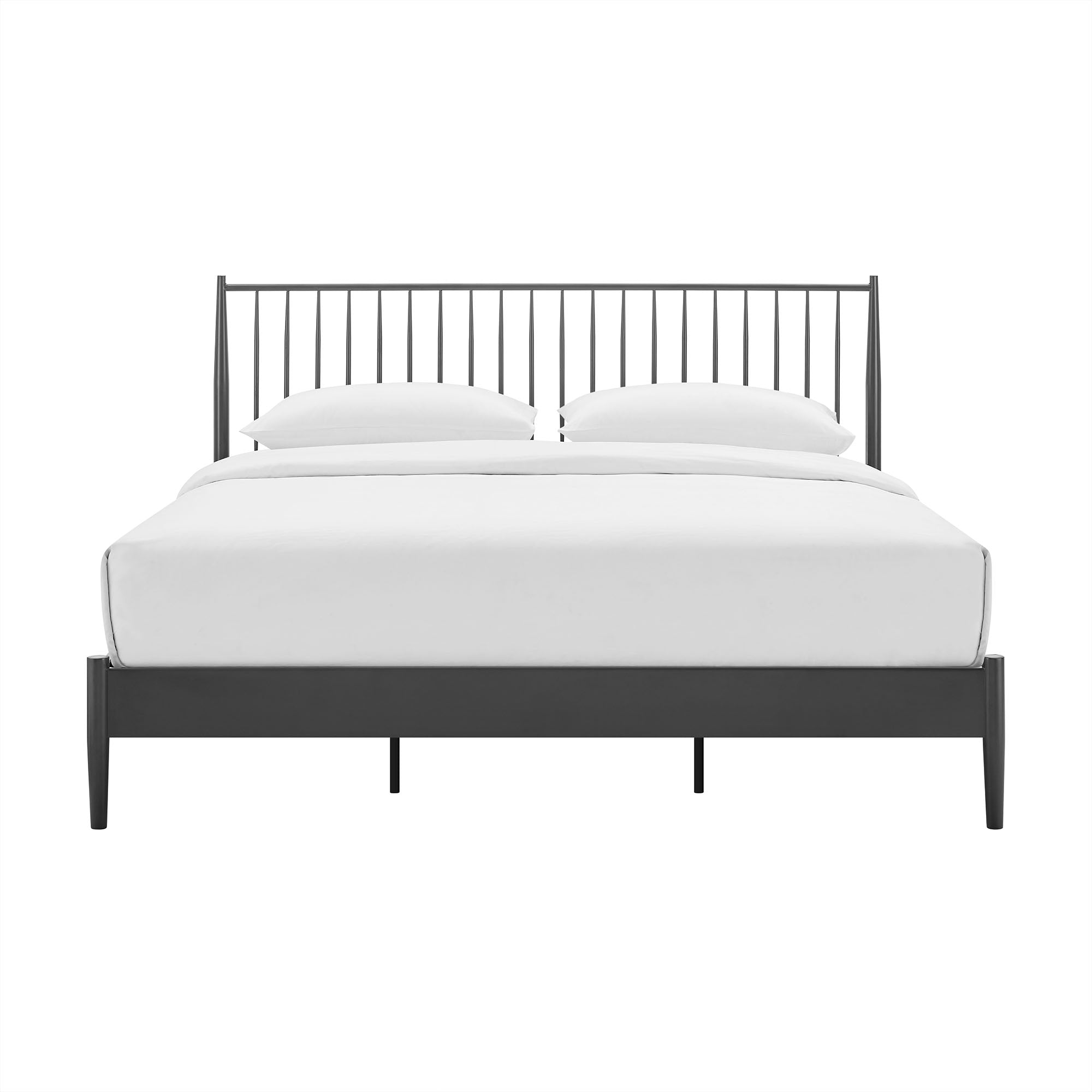 Adair Spindle Metal King Platform Bed