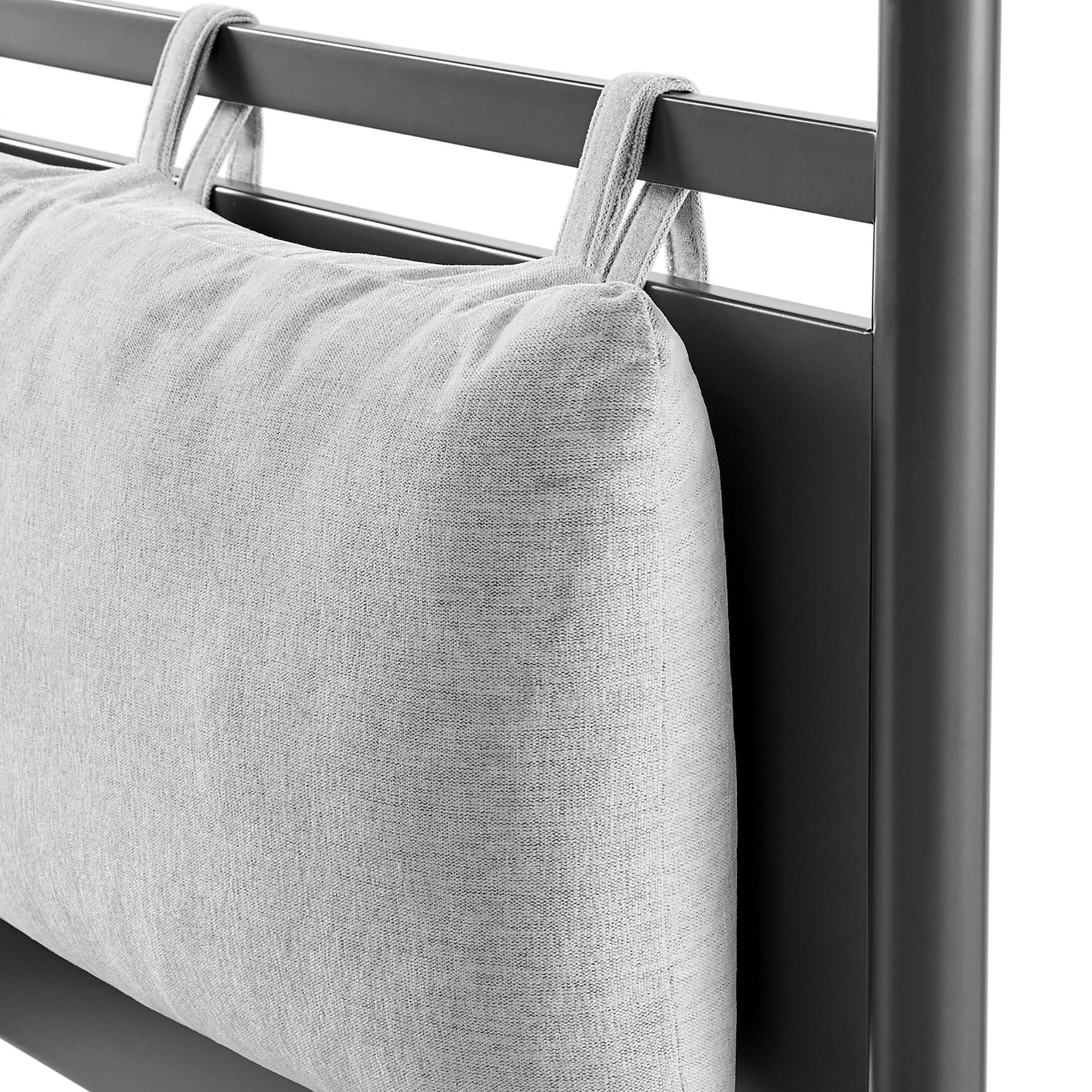 Marlowe 4-Poster Canopy Metal Twin Platform Bed