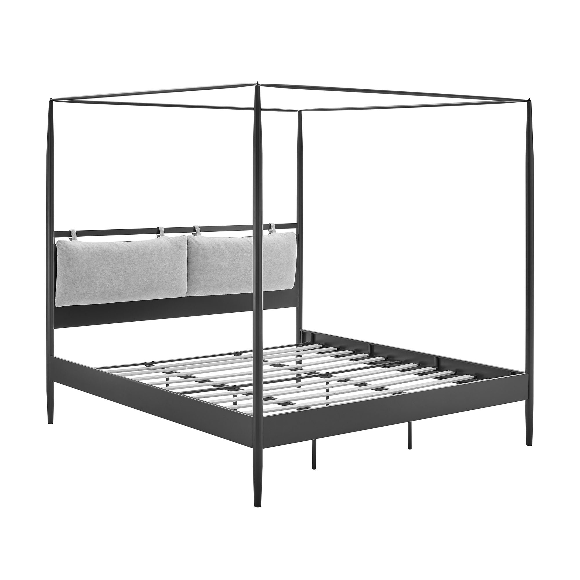 Marlowe 4-Poster Canopy Metal King Platform Bed