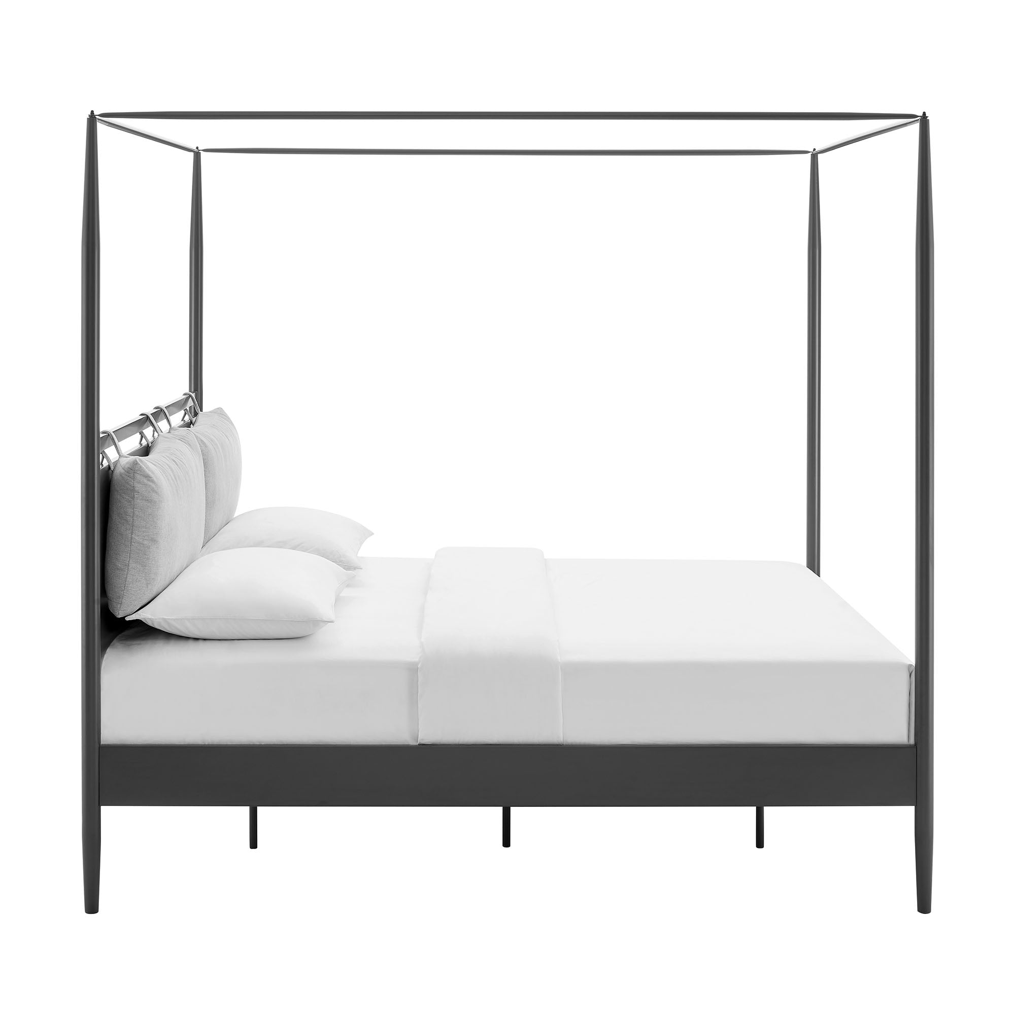 Marlowe 4-Poster Canopy Metal King Platform Bed