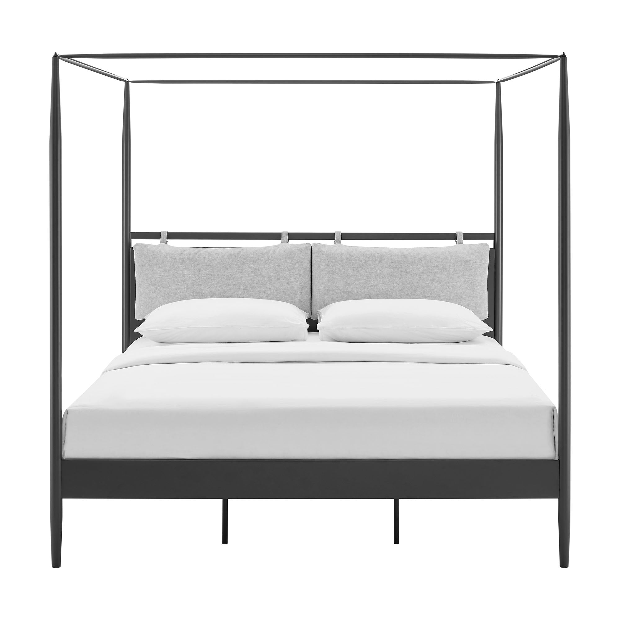 Marlowe 4-Poster Canopy Metal King Platform Bed