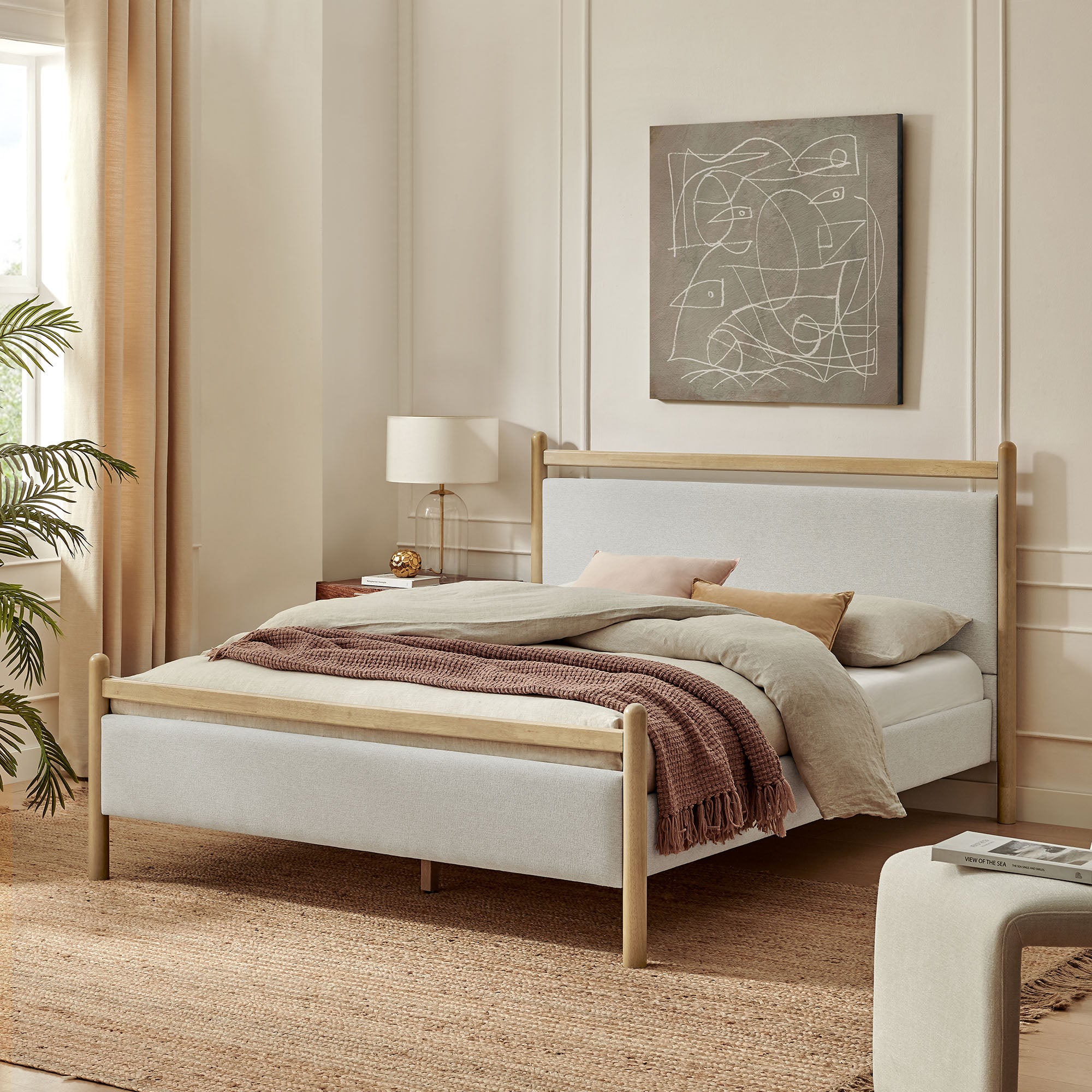 Modway Ginny King Size Platform Bed Frame
