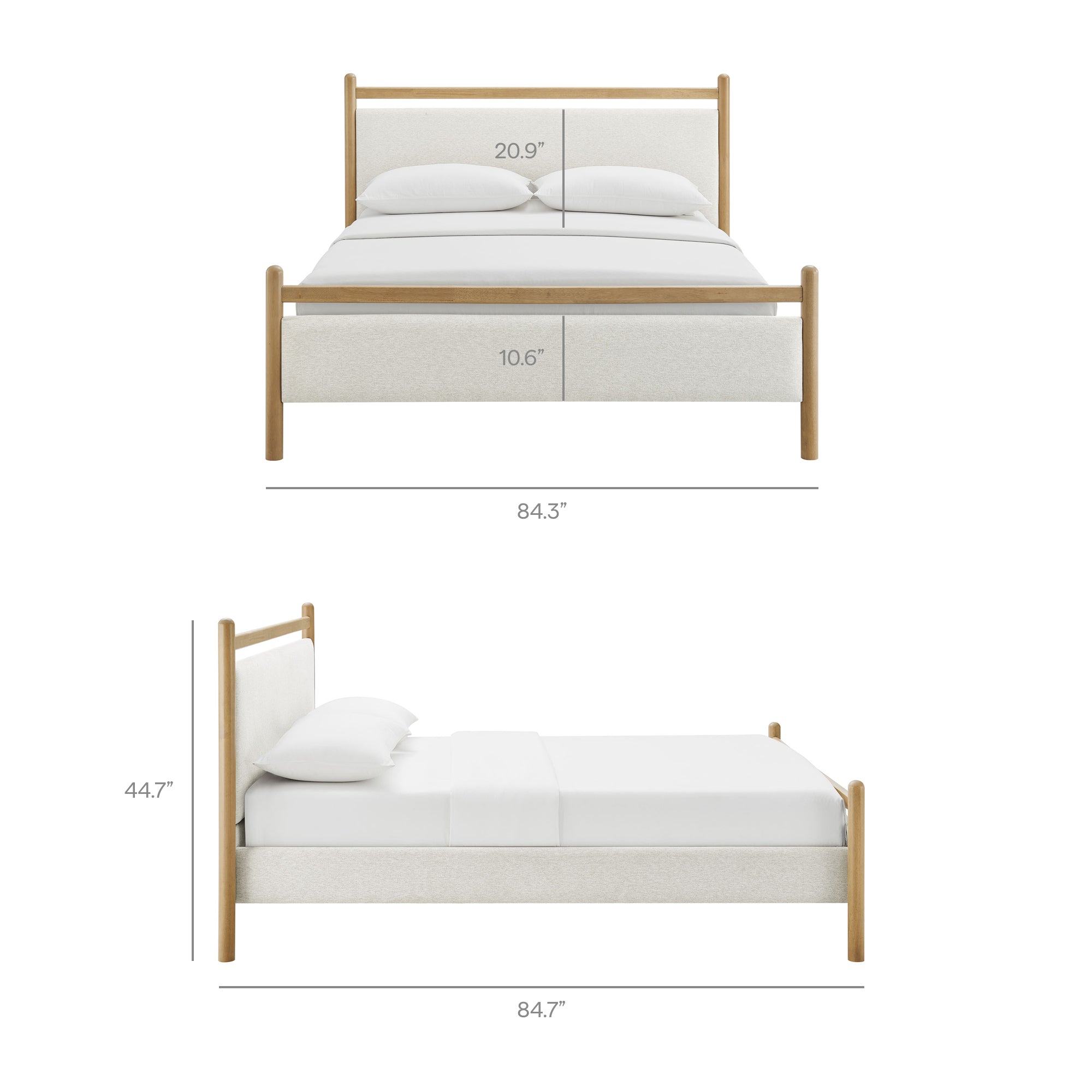 Modway Ginny King Size Platform Bed Frame