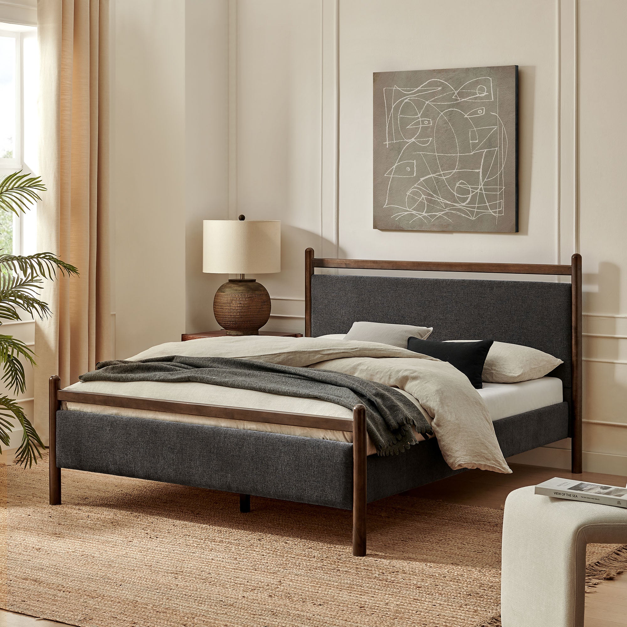 Modway Ginny King Size Platform Bed Frame