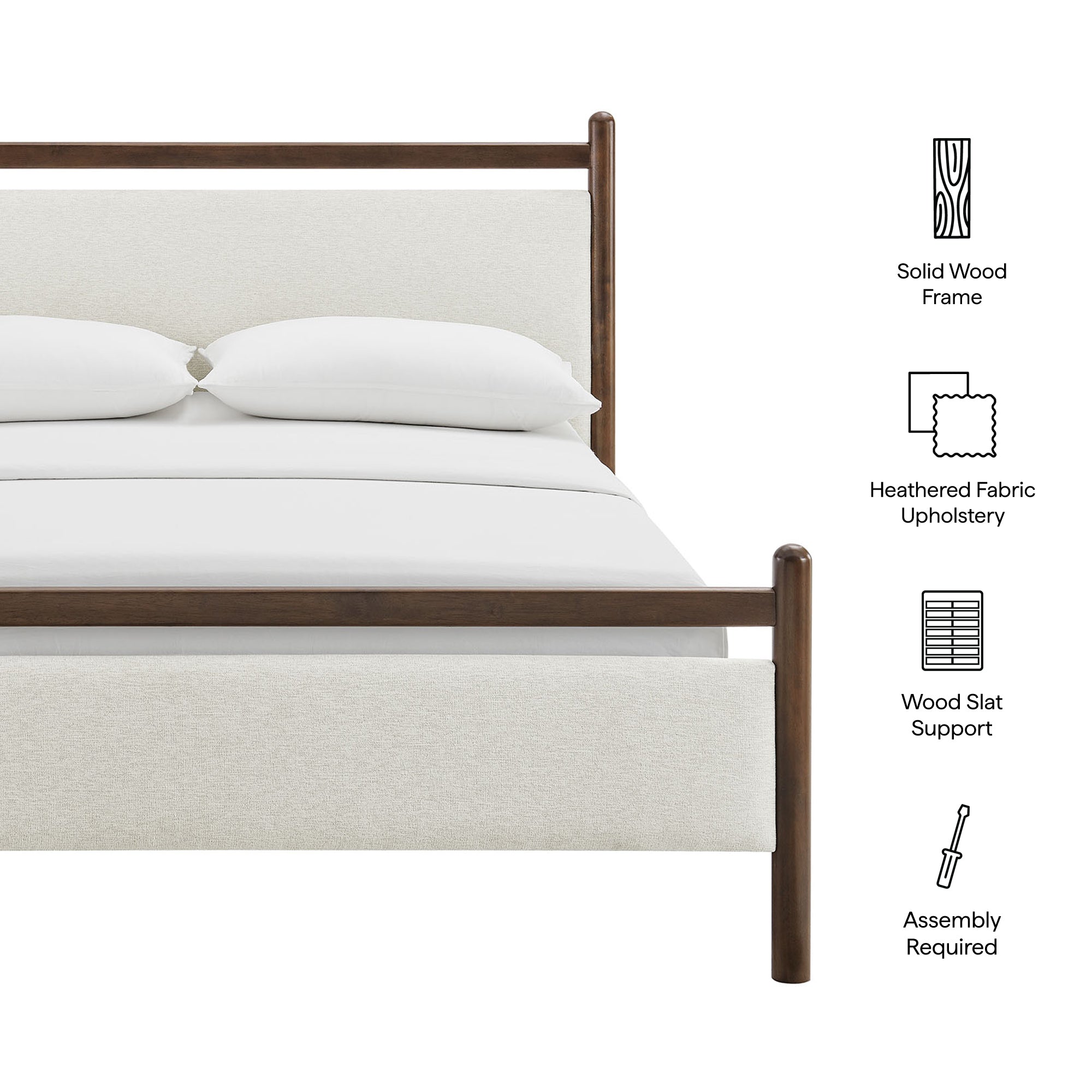 Modway Ginny King Size Platform Bed Frame