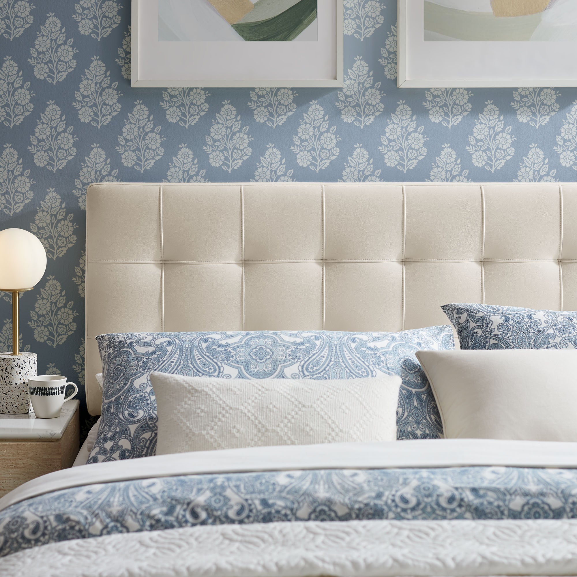 Modway Lily Stain-Resistant Performance Velvet Full Size Headboard