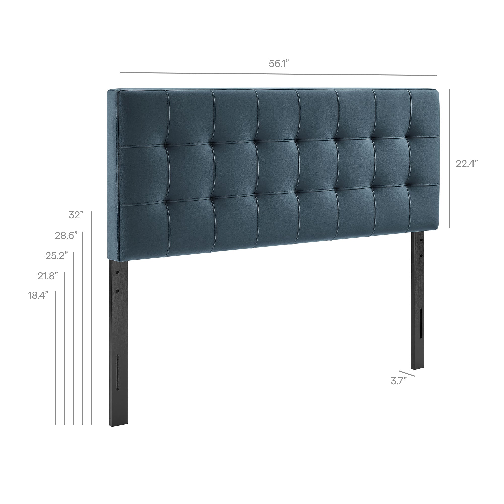 Modway Lily Stain-Resistant Performance Velvet Full Size Headboard