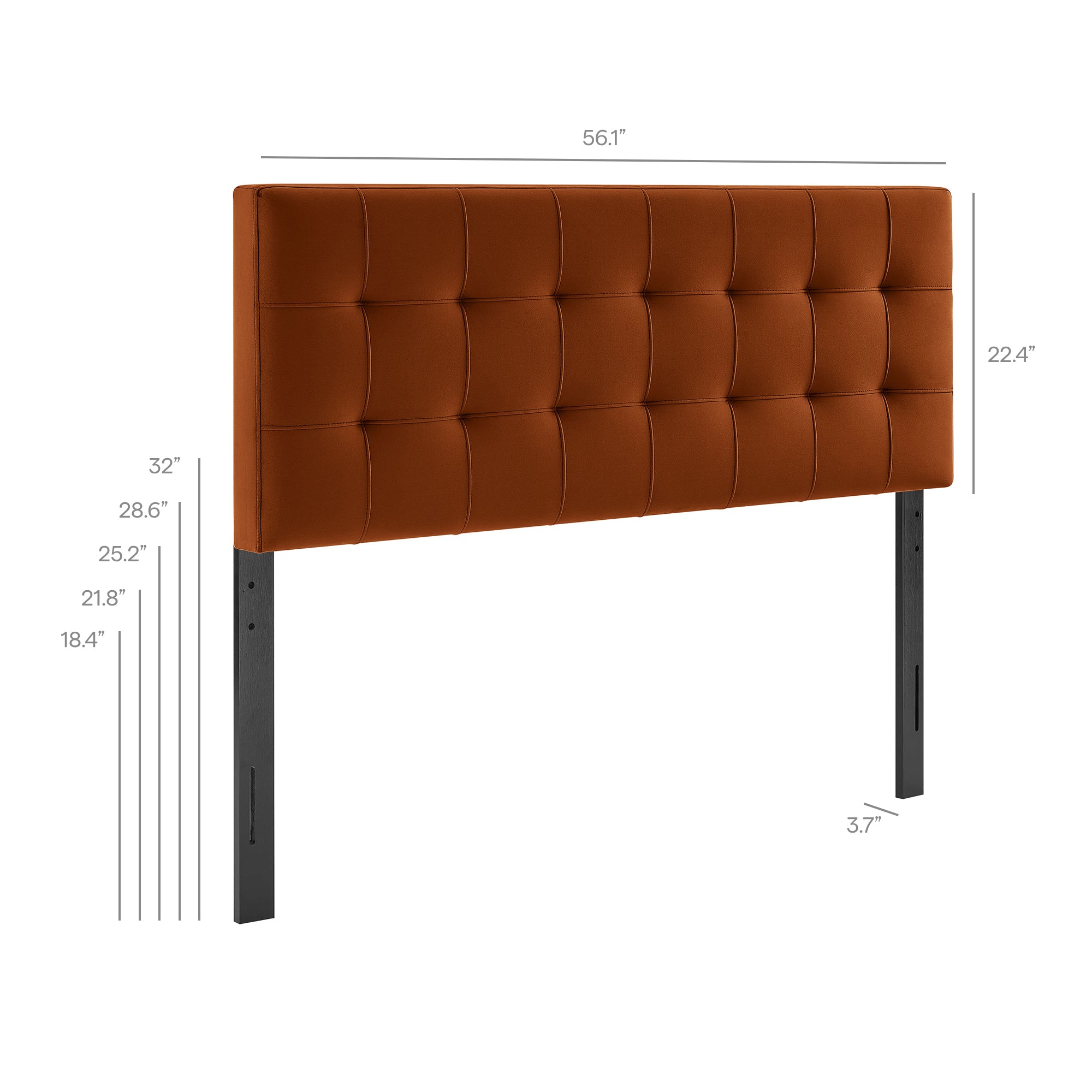 Modway Lily Stain-Resistant Performance Velvet Full Size Headboard