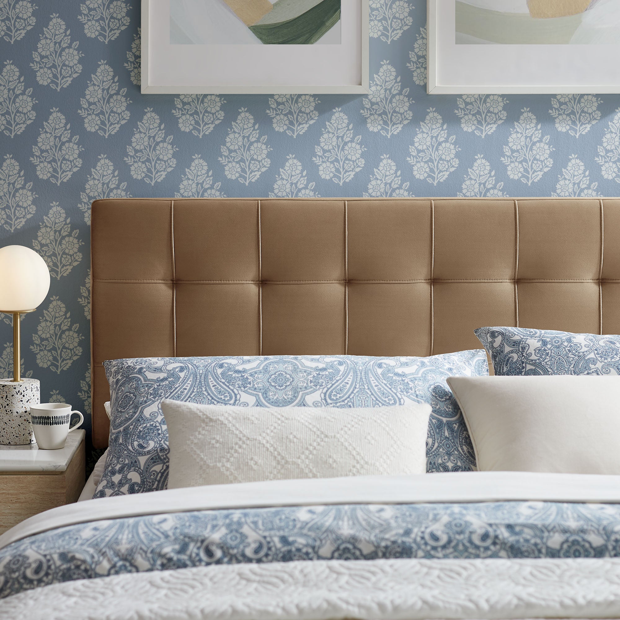 Modway Lily Stain-Resistant Performance Velvet Full Size Headboard