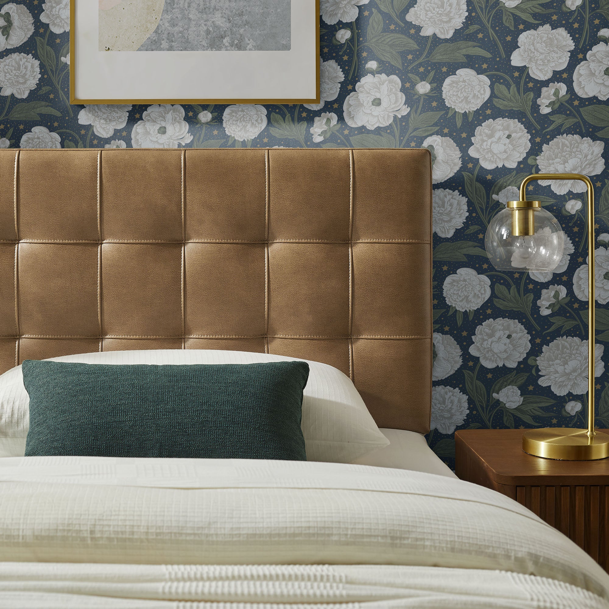 Lily Vegan Leather Twin Size Headboard