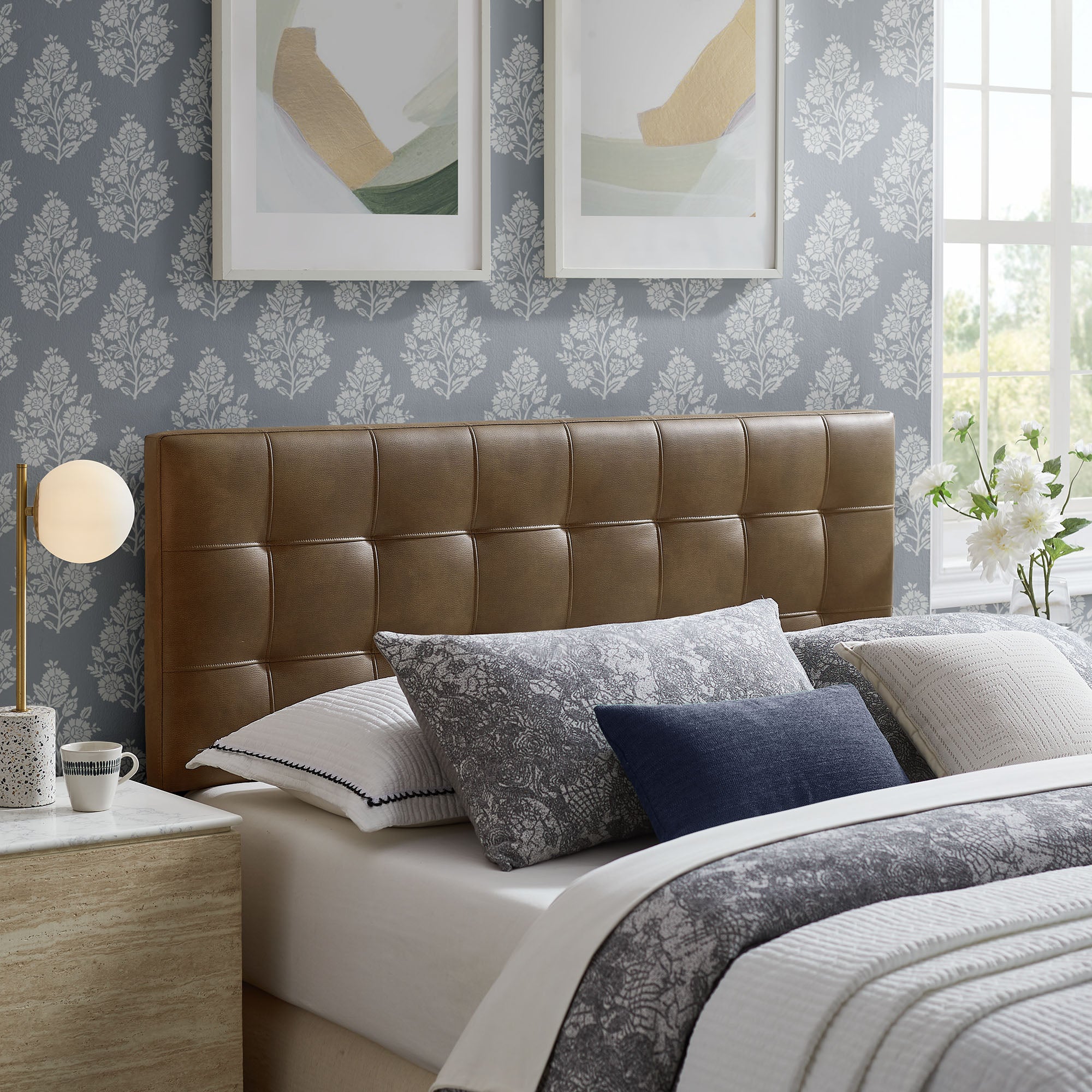 Modway MOD-7257 Lily Vegan Leather Full Size Headboard