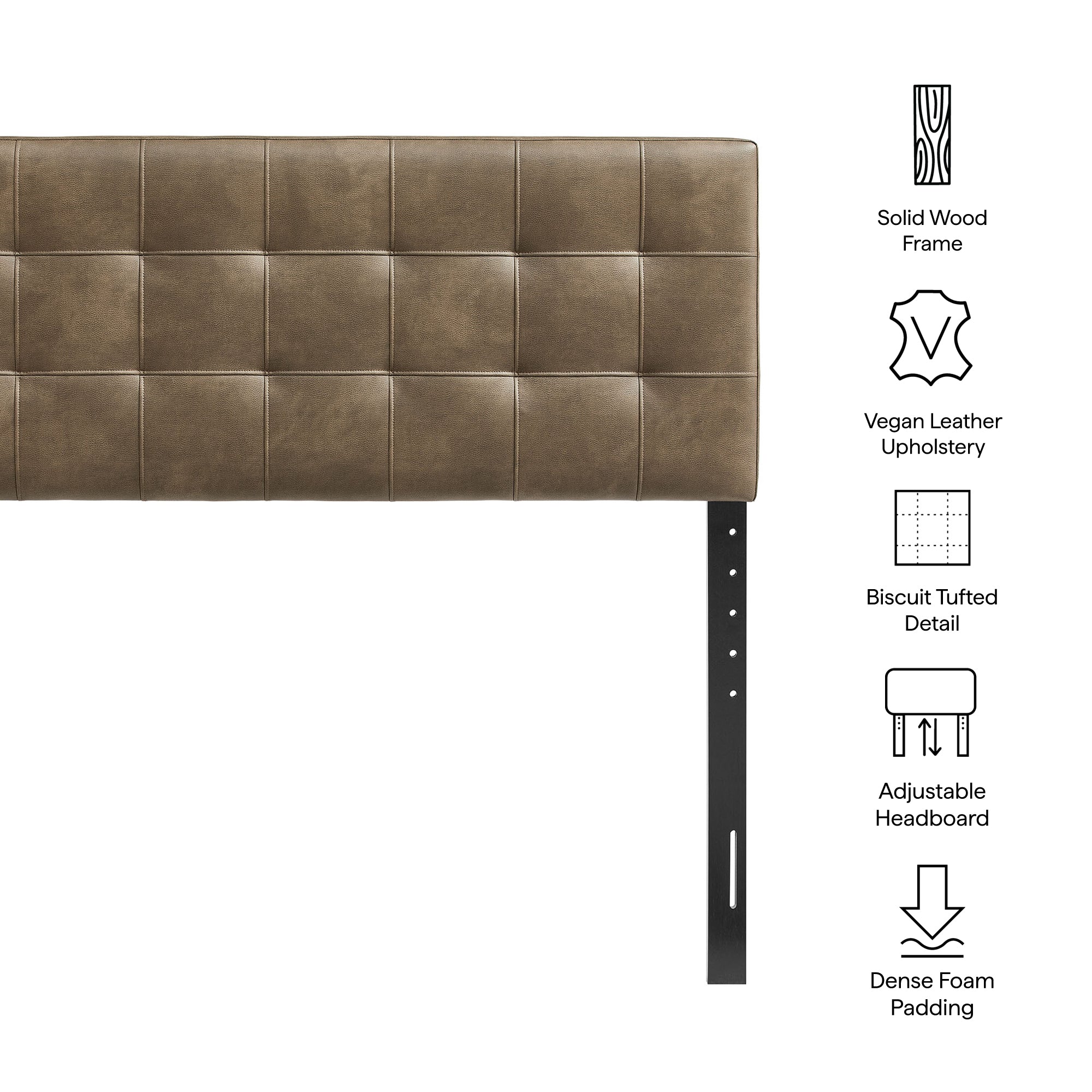 Modway Lily Vegan Leather Full Size Headboard