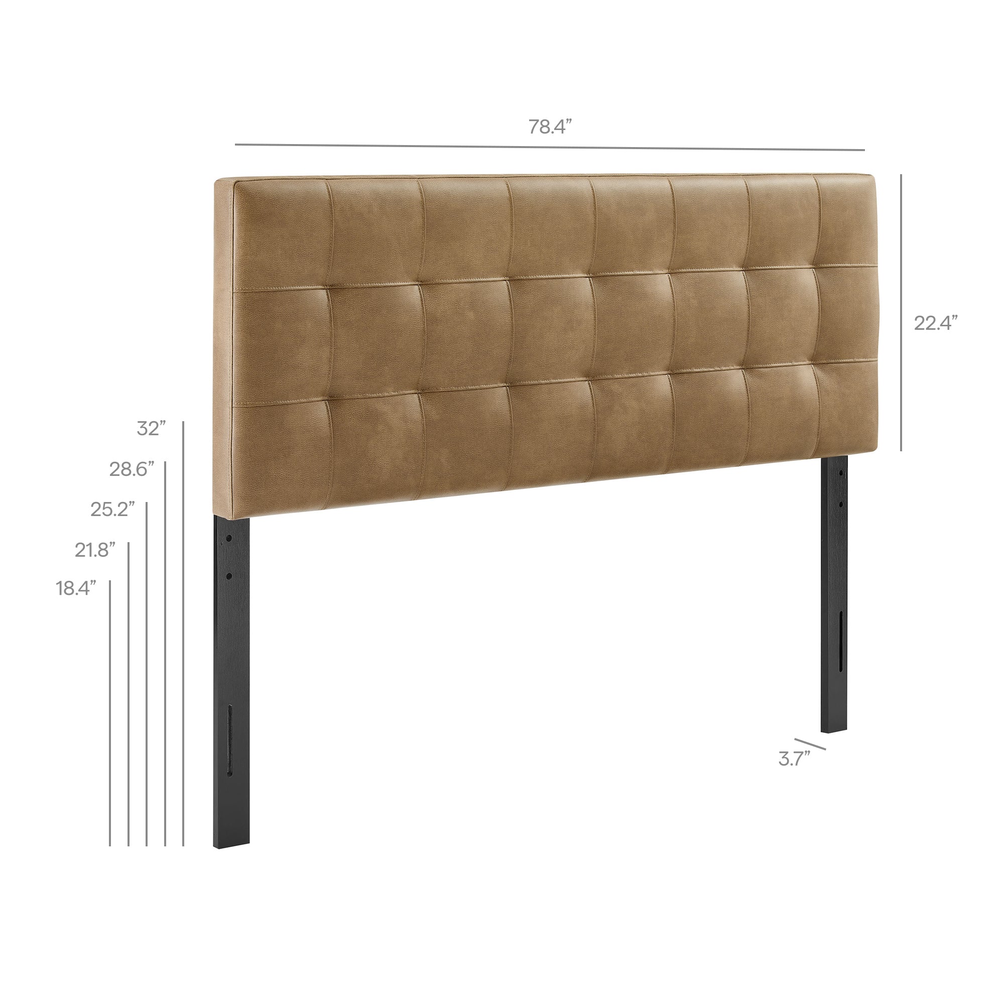 Modway Lily Vegan Leather King Size Headboard