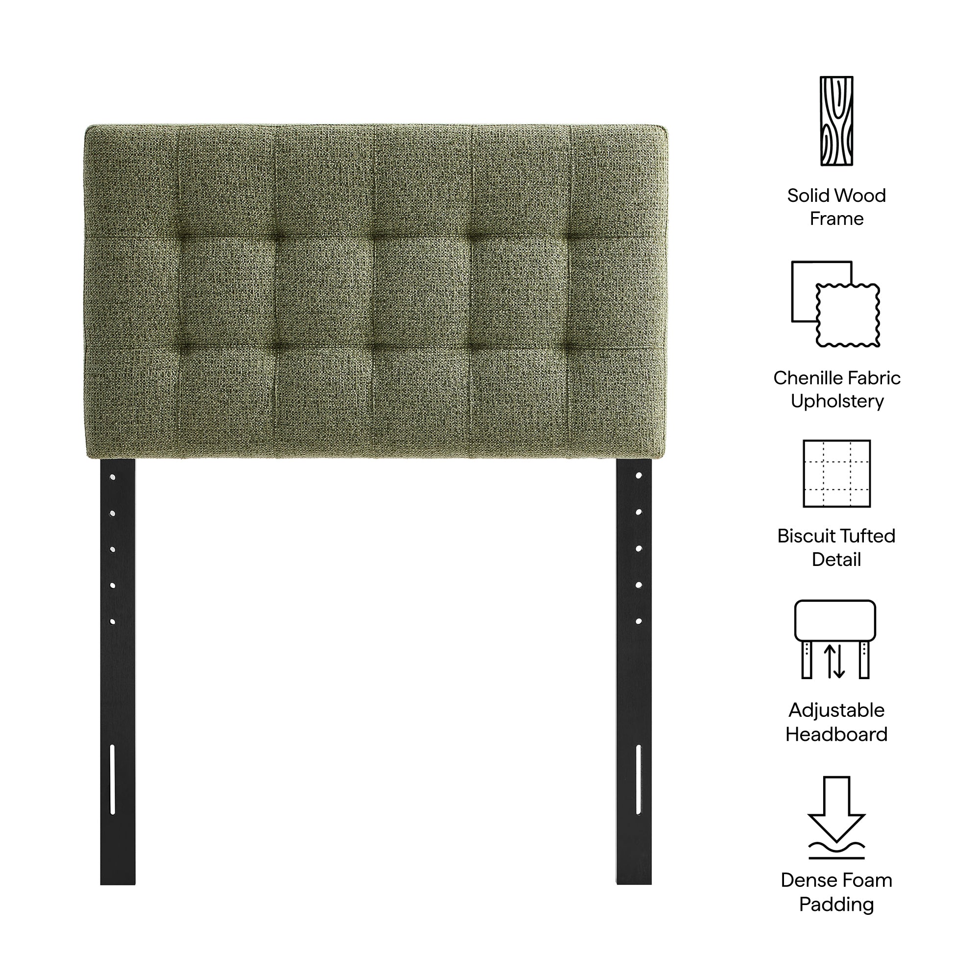 Modway Lily Upholstered Twin Size Headboard
