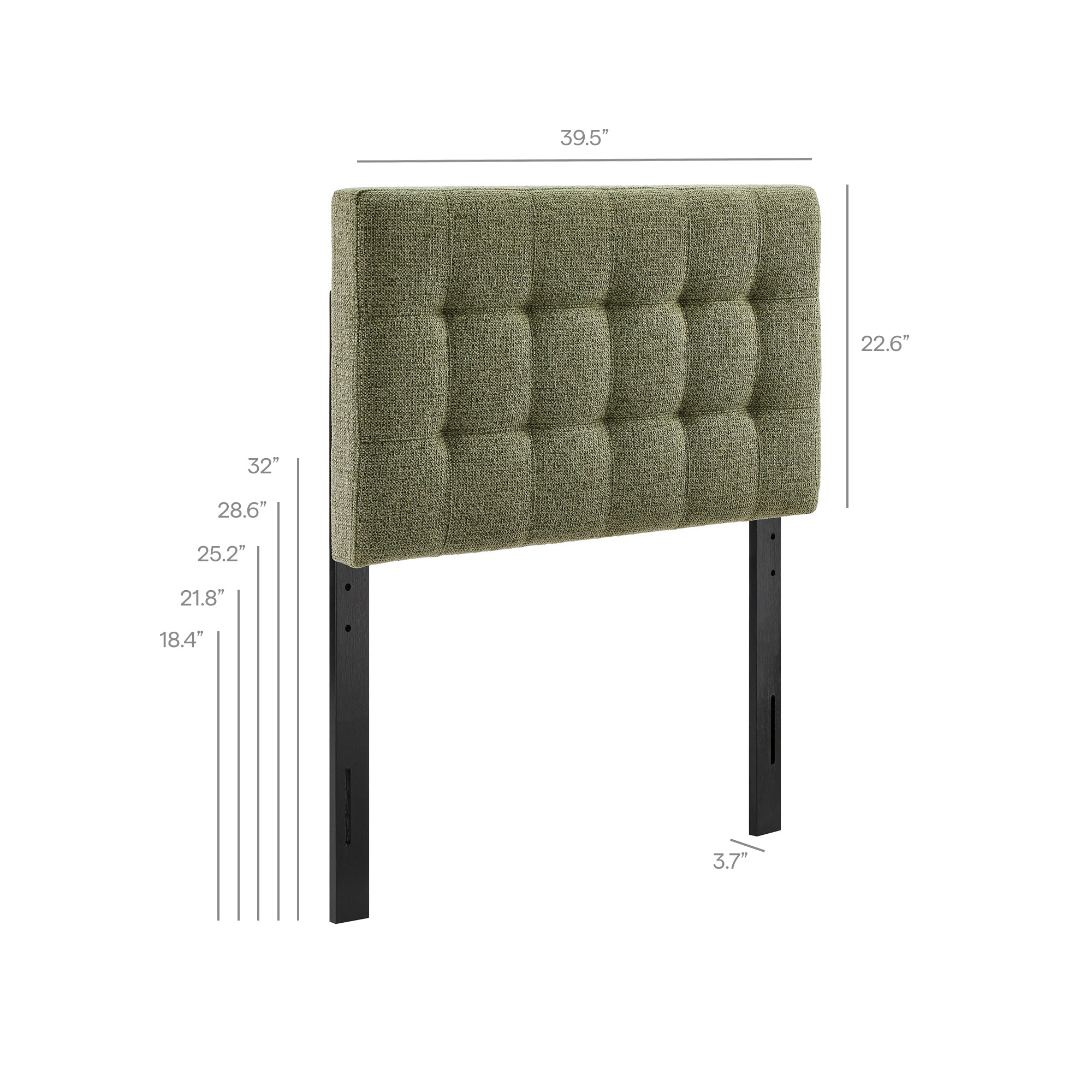 Modway Lily Upholstered Twin Size Headboard