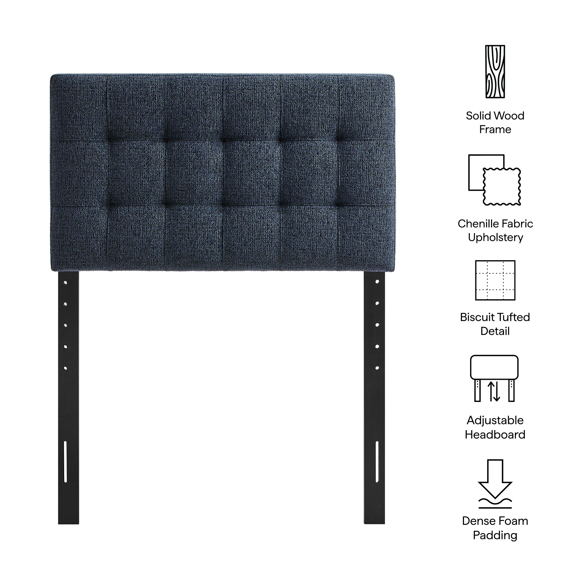 Modway MOD-7260 Lily Upholstered Twin Size Headboard