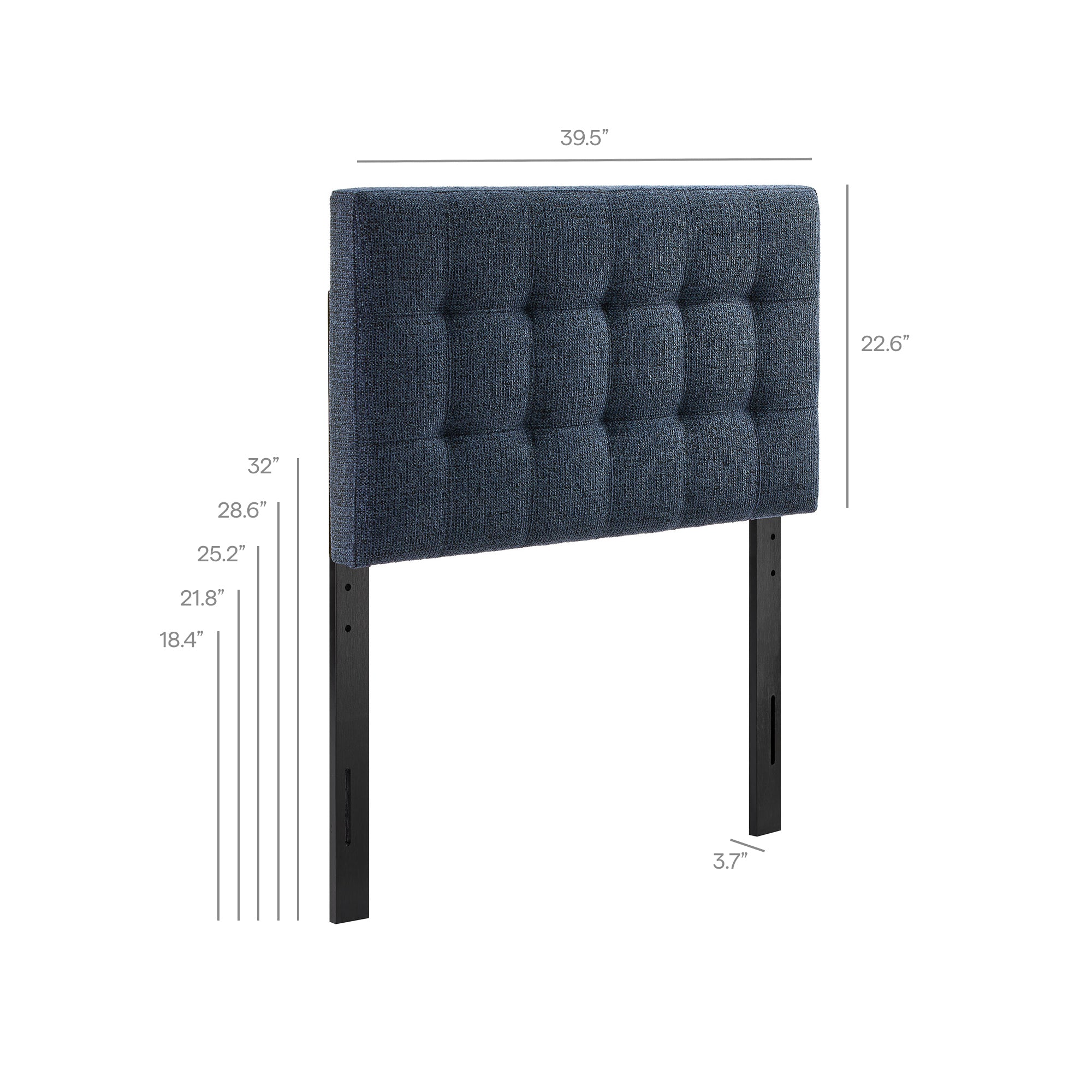 Modway MOD-7260 Lily Upholstered Twin Size Headboard