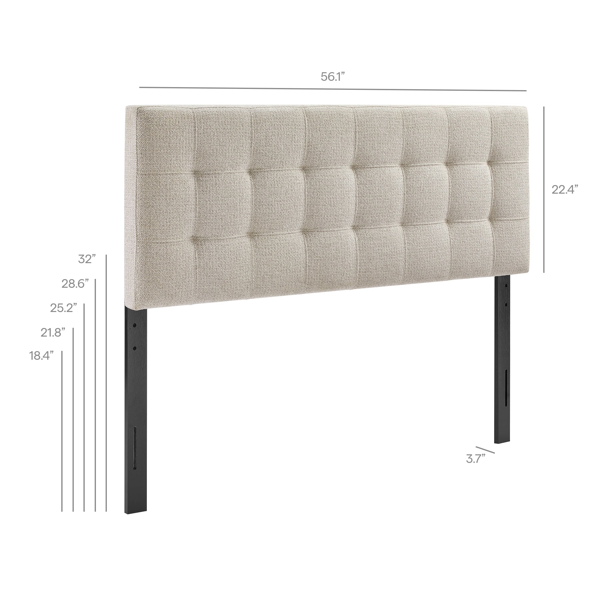 Modway Lily Upholstered Full Size Headboard