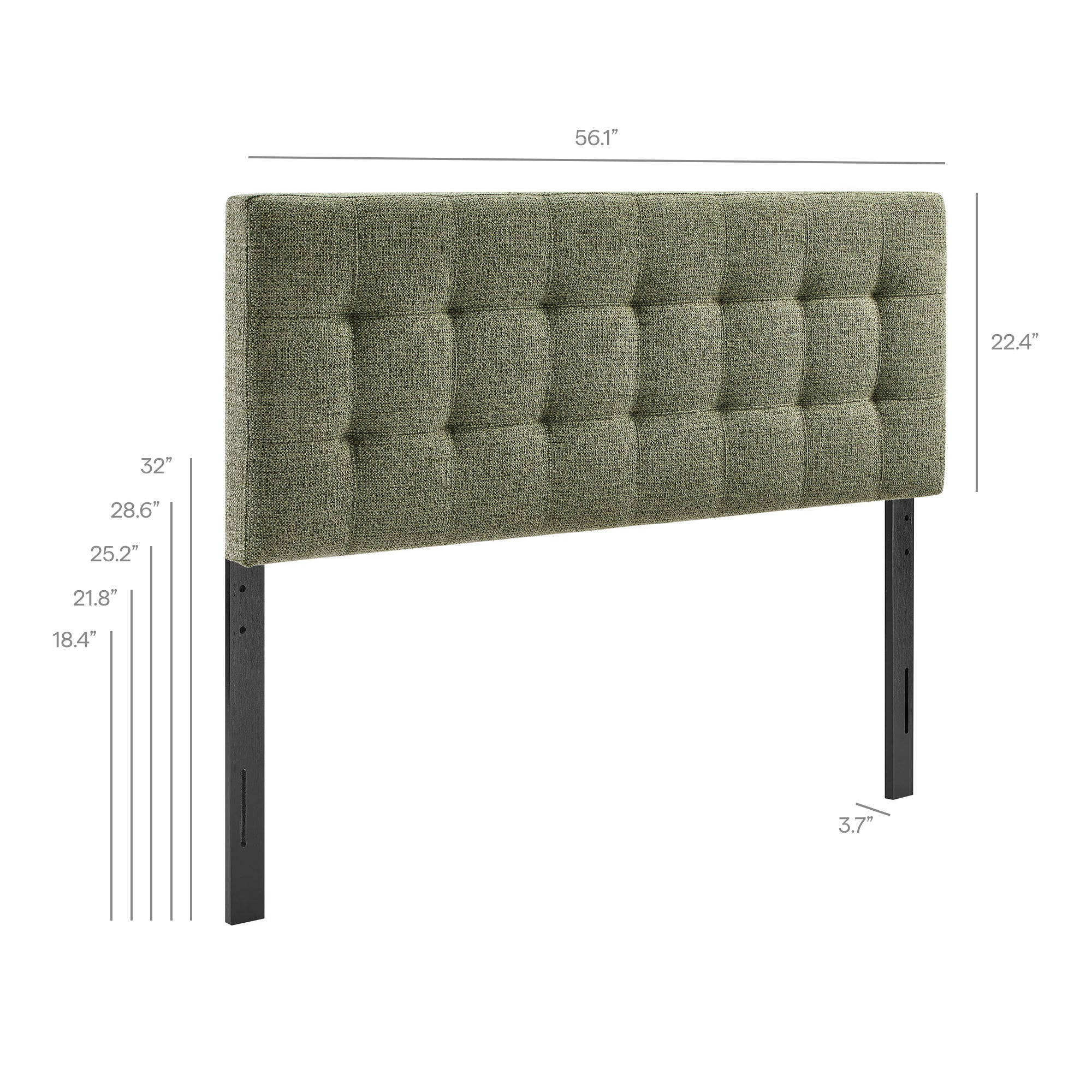 Modway MOD-7261 Lily Upholstered Full Size Headboard