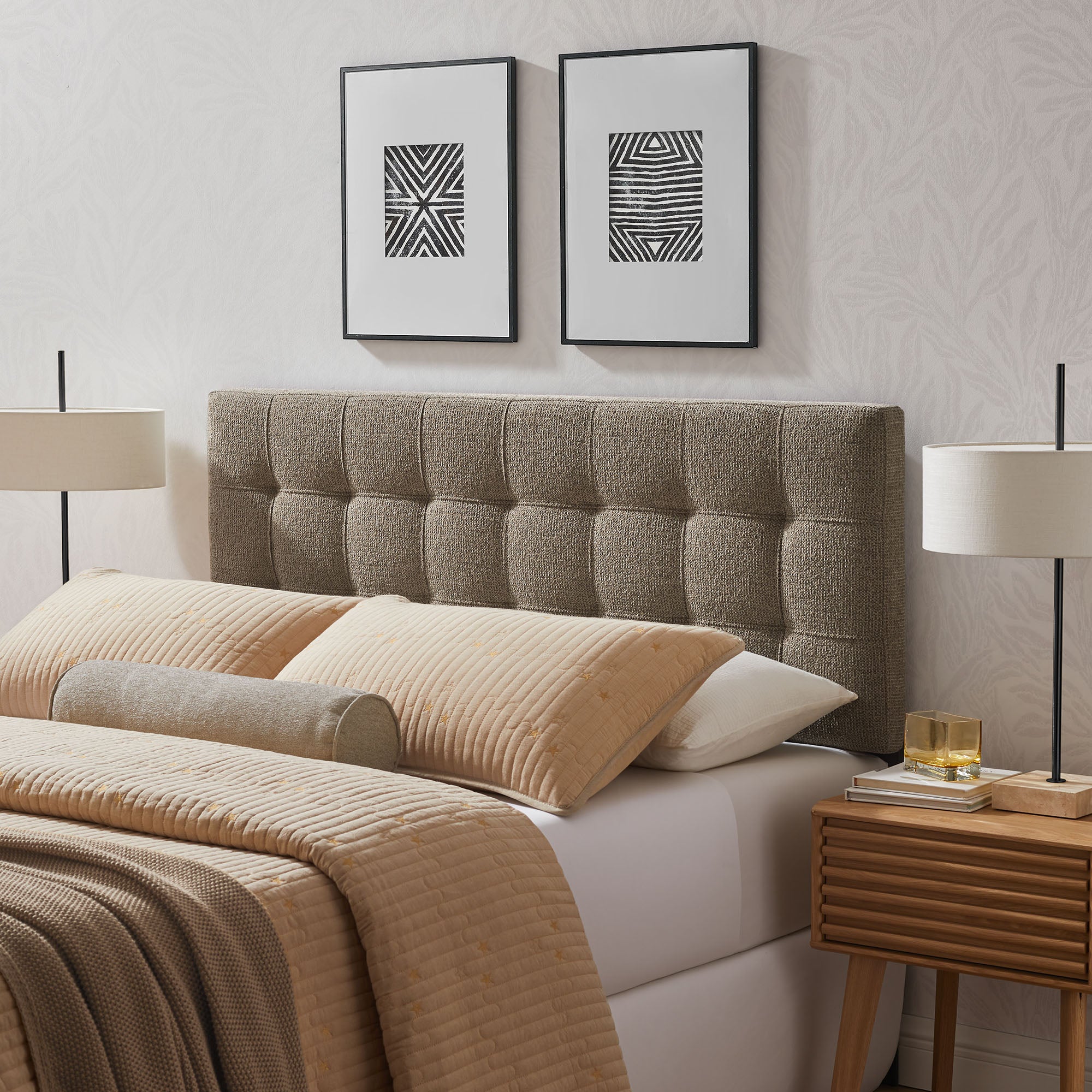 Modway Lily Upholstered Queen Size Headboard