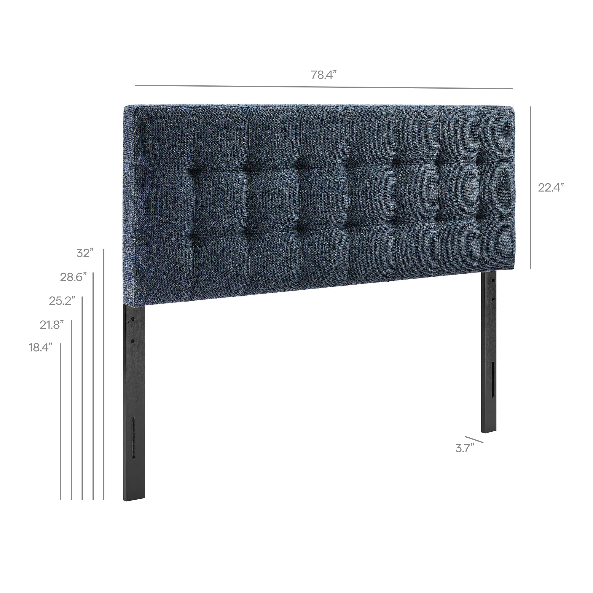 Modway Lily Upholstered King Size Headboard