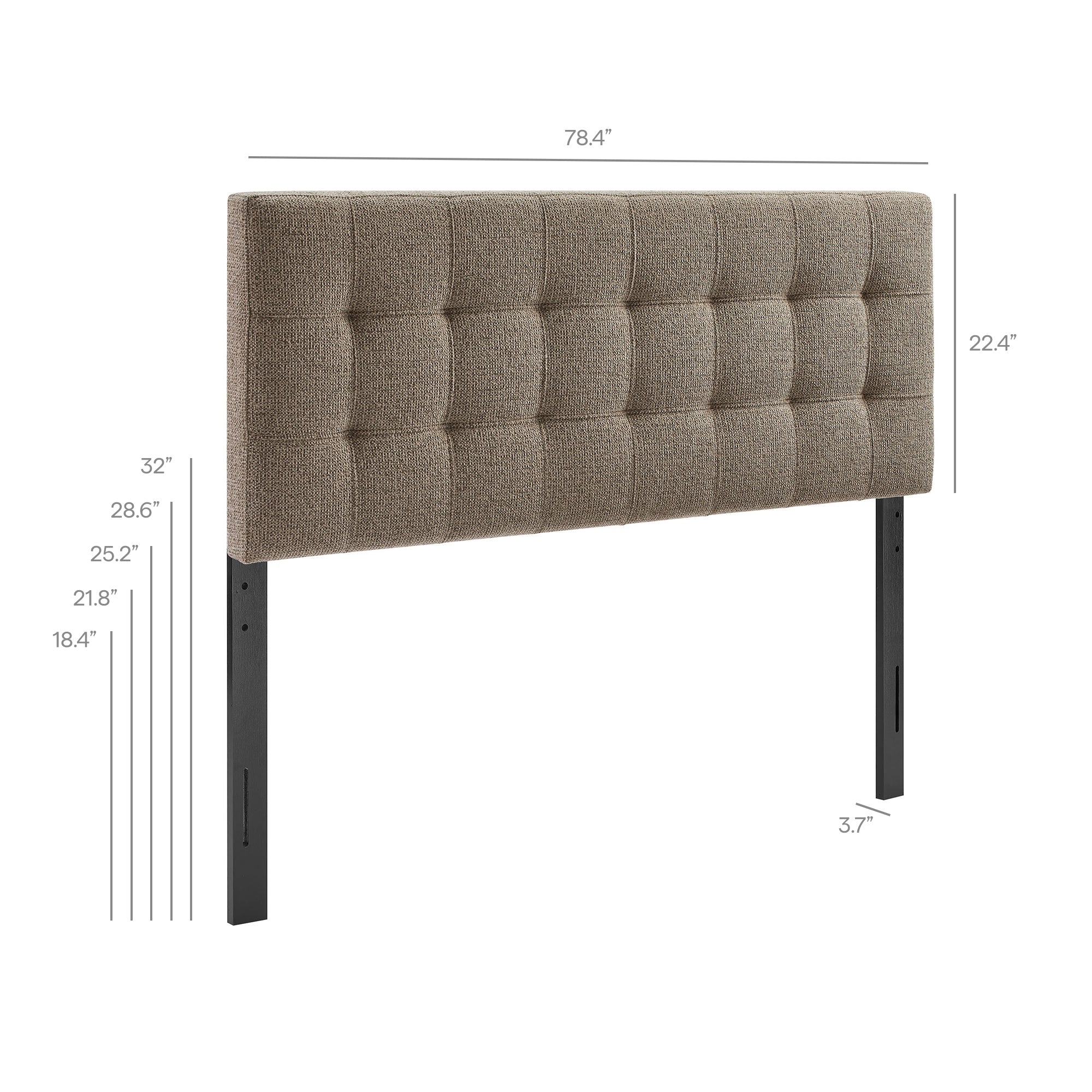 Modway Lily Upholstered King Size Headboard