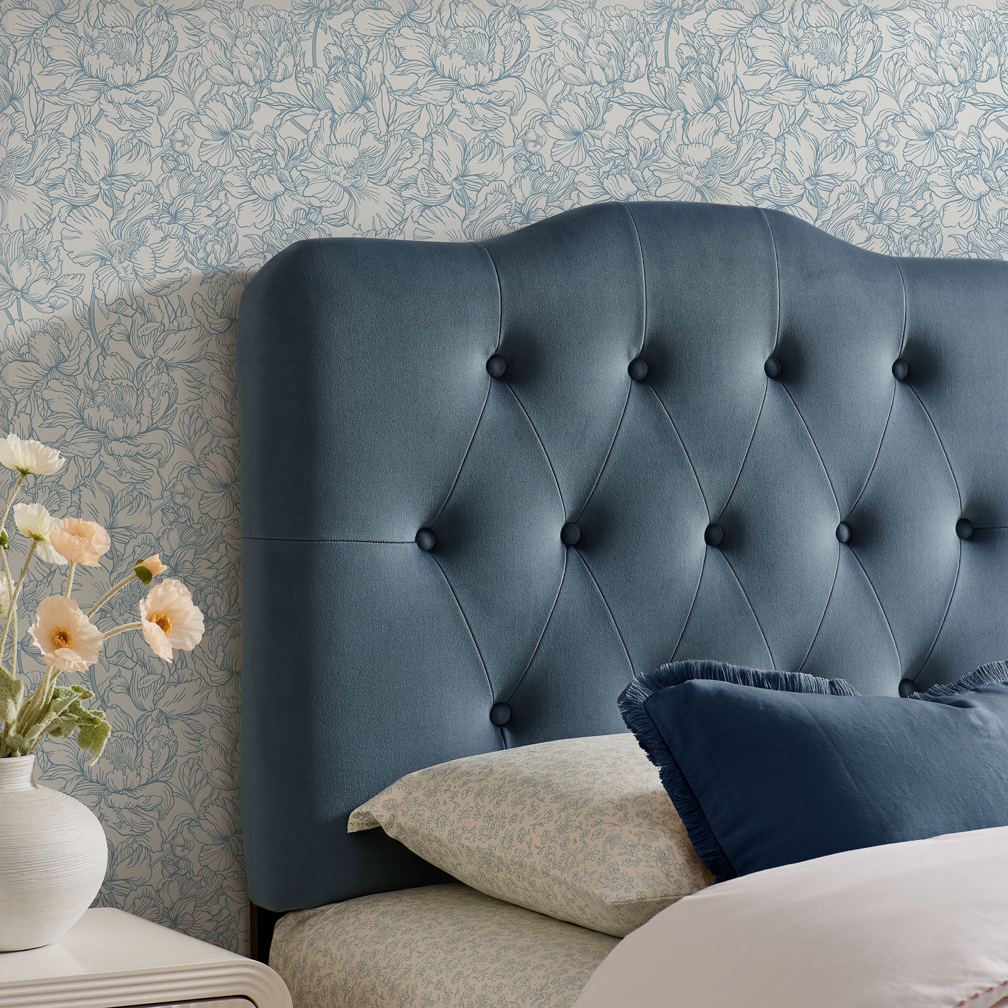 Modway MOD-7264 Annabel Stain-Resistant Performance Velvet Twin Headboard