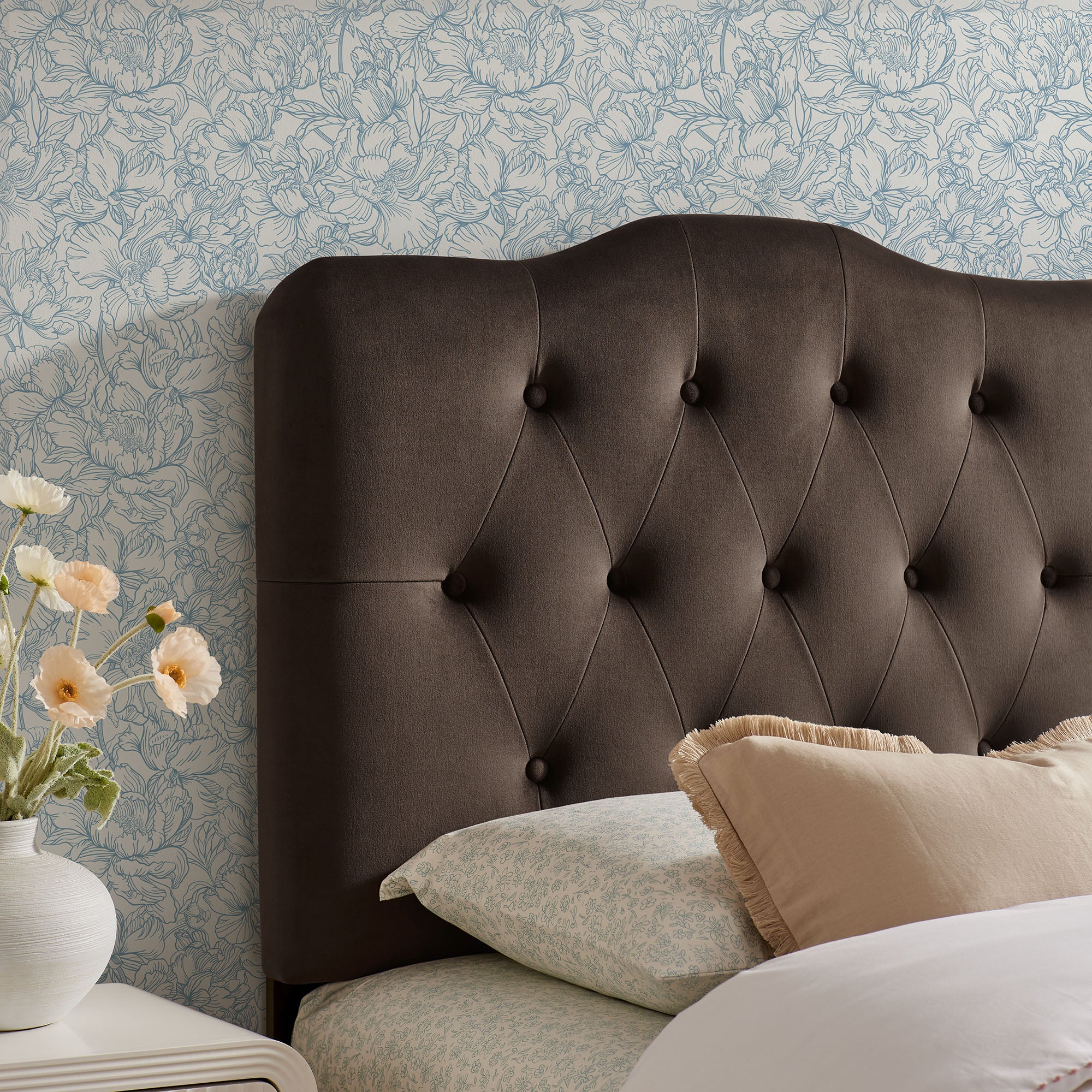 Modway MOD-7264 Annabel Stain-Resistant Performance Velvet Twin Headboard