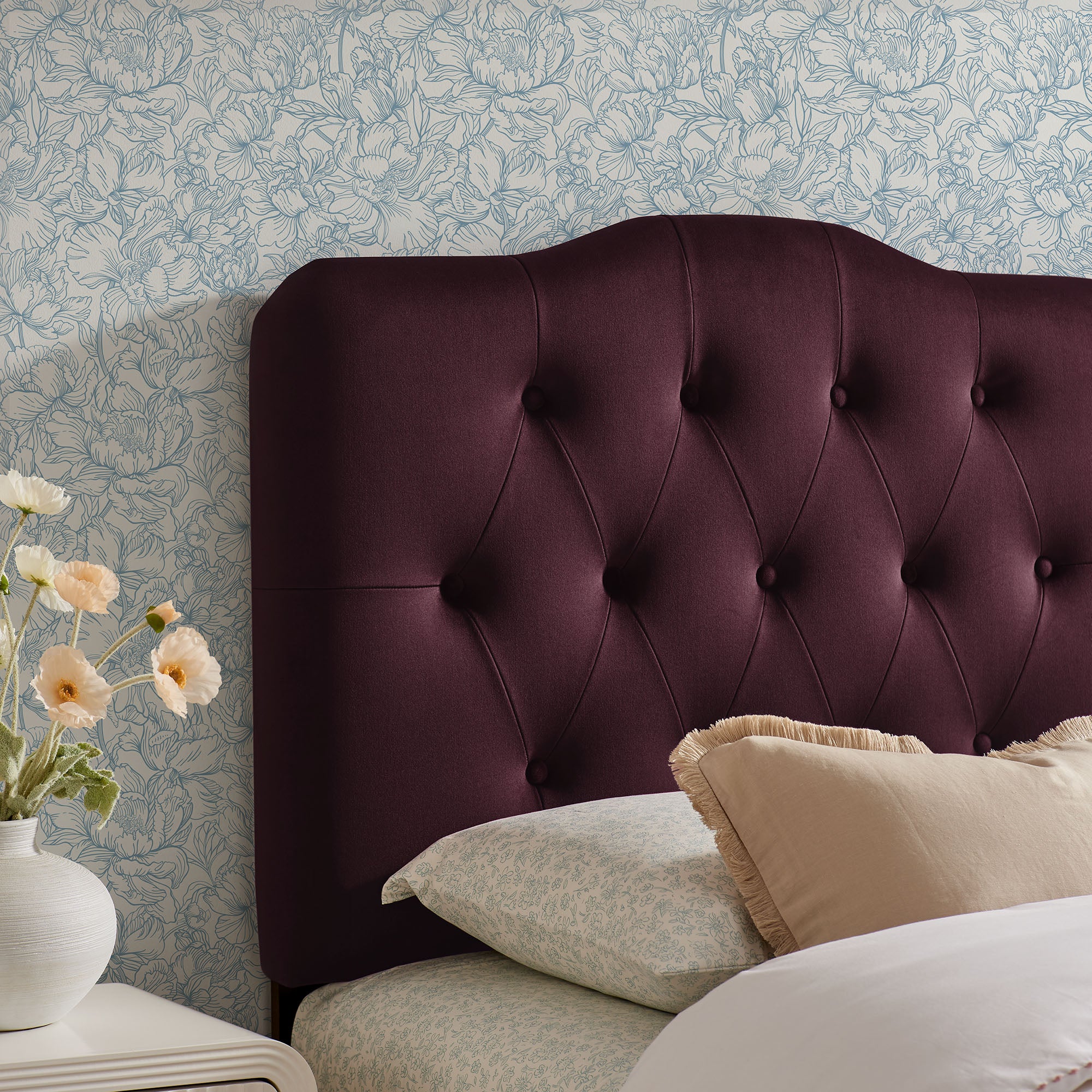 Modway MOD-7264 Annabel Stain-Resistant Performance Velvet Twin Headboard