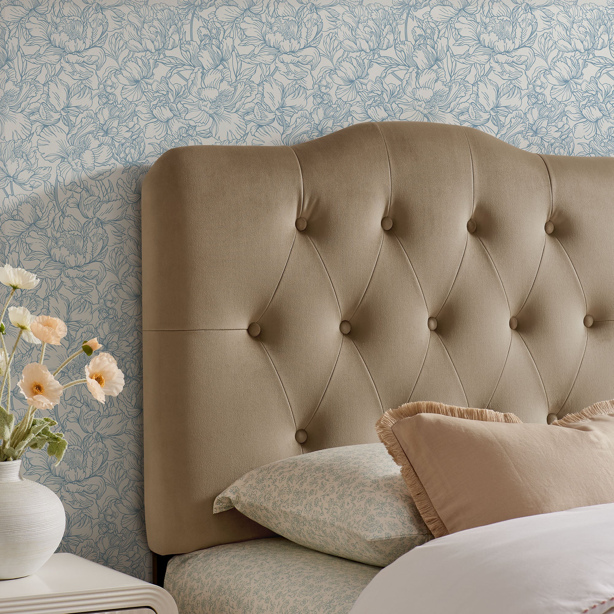 Modway MOD-7264 Annabel Stain-Resistant Performance Velvet Twin Headboard