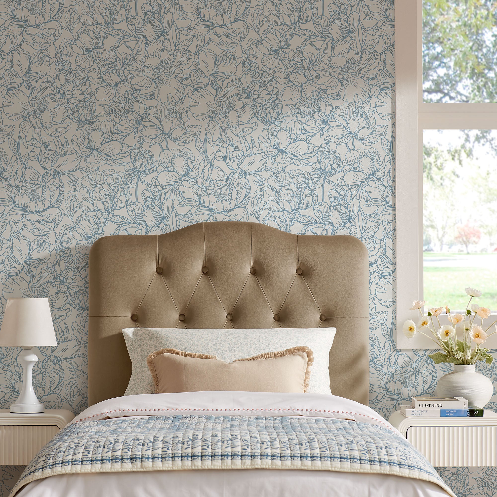 Modway MOD-7264 Annabel Stain-Resistant Performance Velvet Twin Headboard