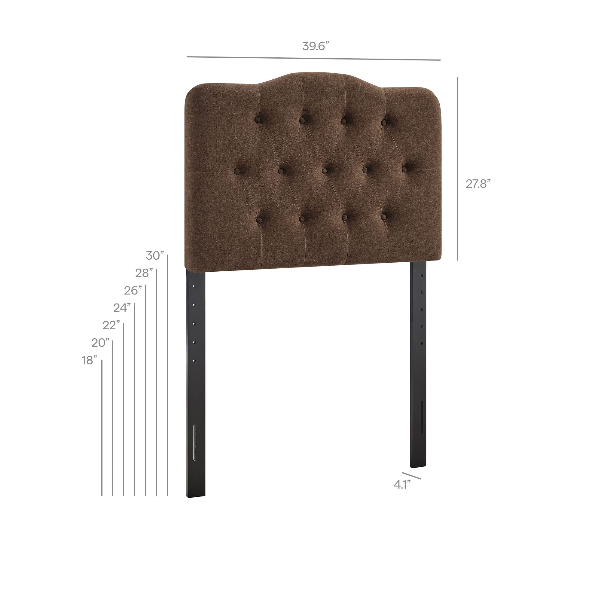 Modway MOD-7265 Annabel Premium Linen Blend Twin Headboard