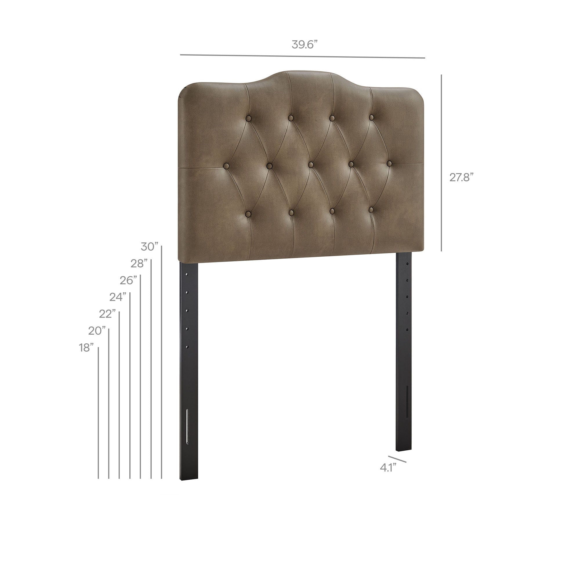 Modway MOD-7266 Annabel Faux Leather Twin Headboard