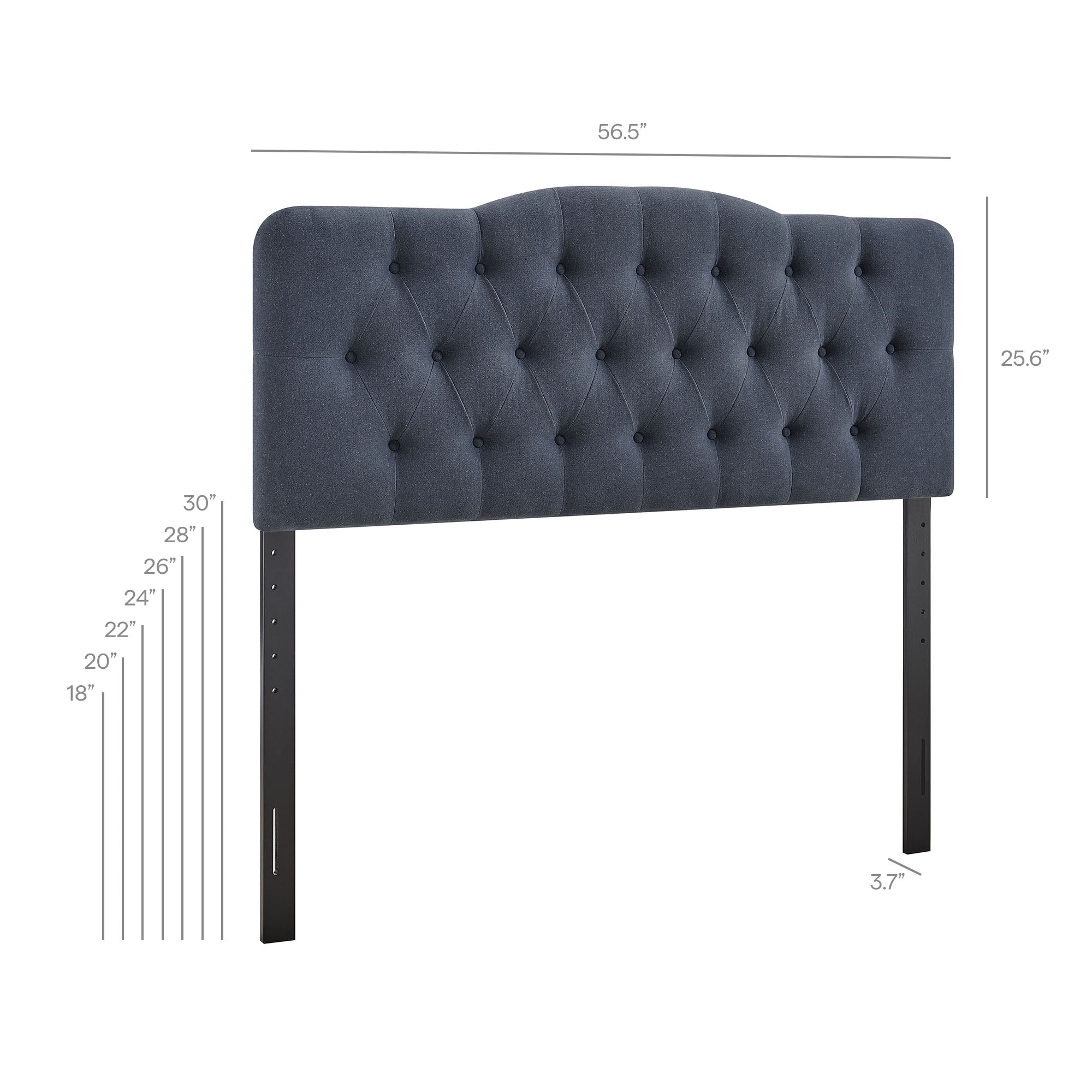 Modway MOD-7268 Annabel Premium Linen Blend Full Headboard