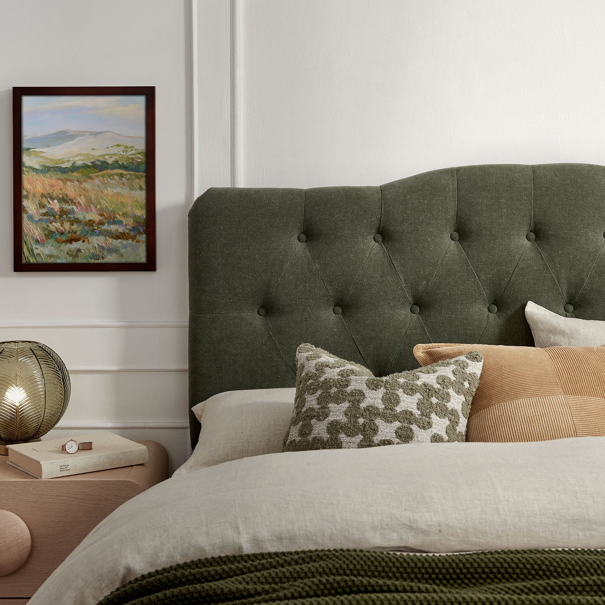 Modway MOD-7268 Annabel Premium Linen Blend Full Headboard
