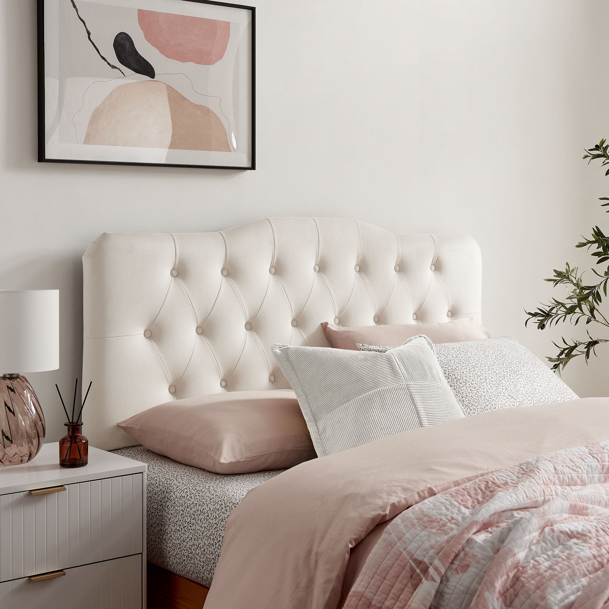 Modway MOD-7270 Annabel Stain-Resistant Performance Velvet Queen Headboard